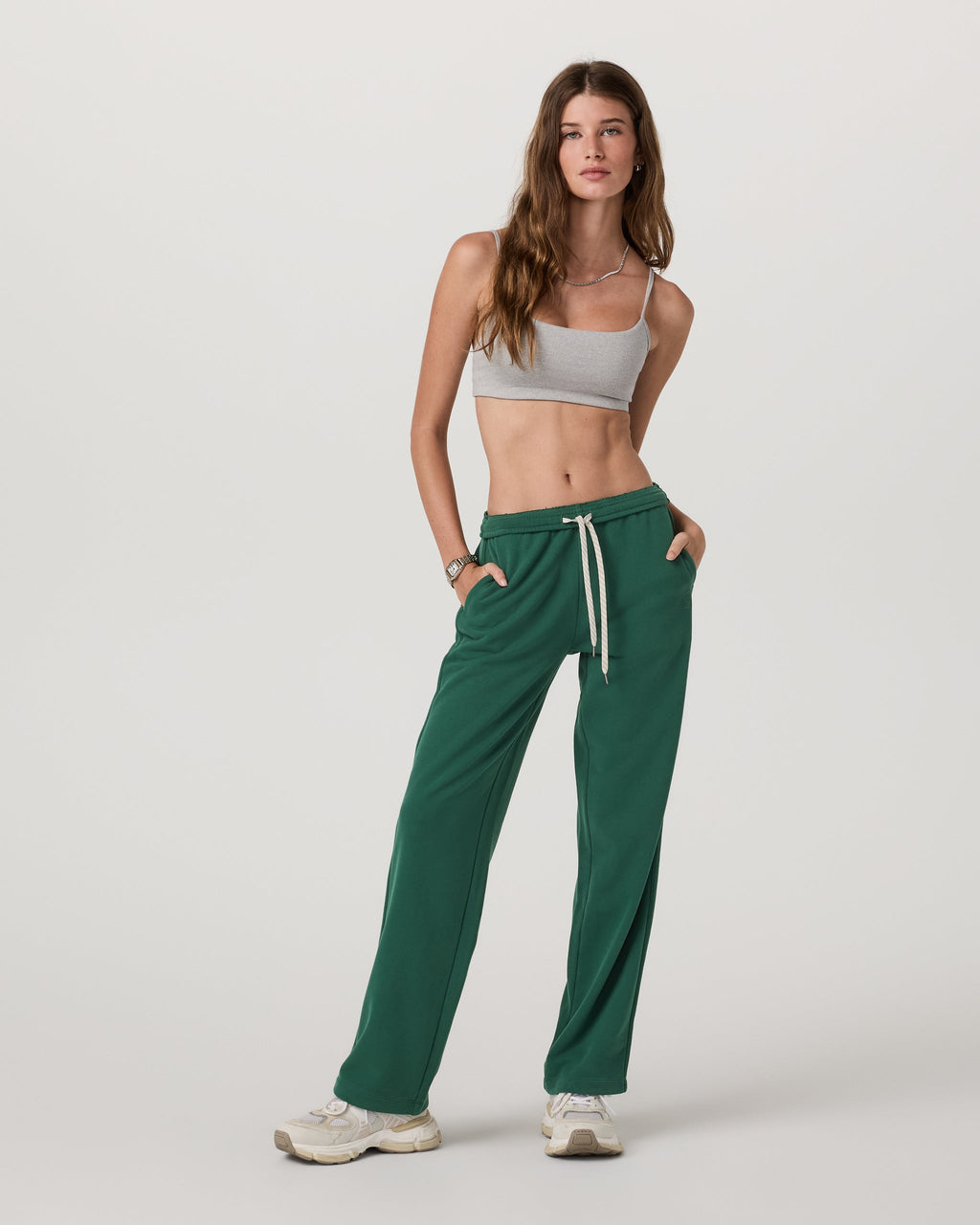 Sedona Straight Leg Sweatpant | Viridian