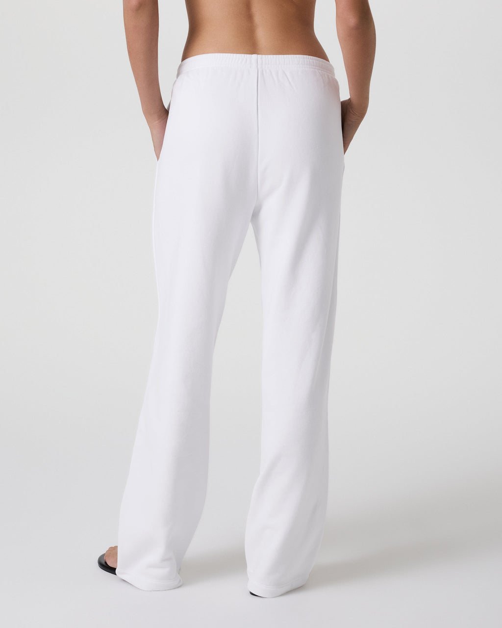 Sedona Straight Leg Sweatpant | White