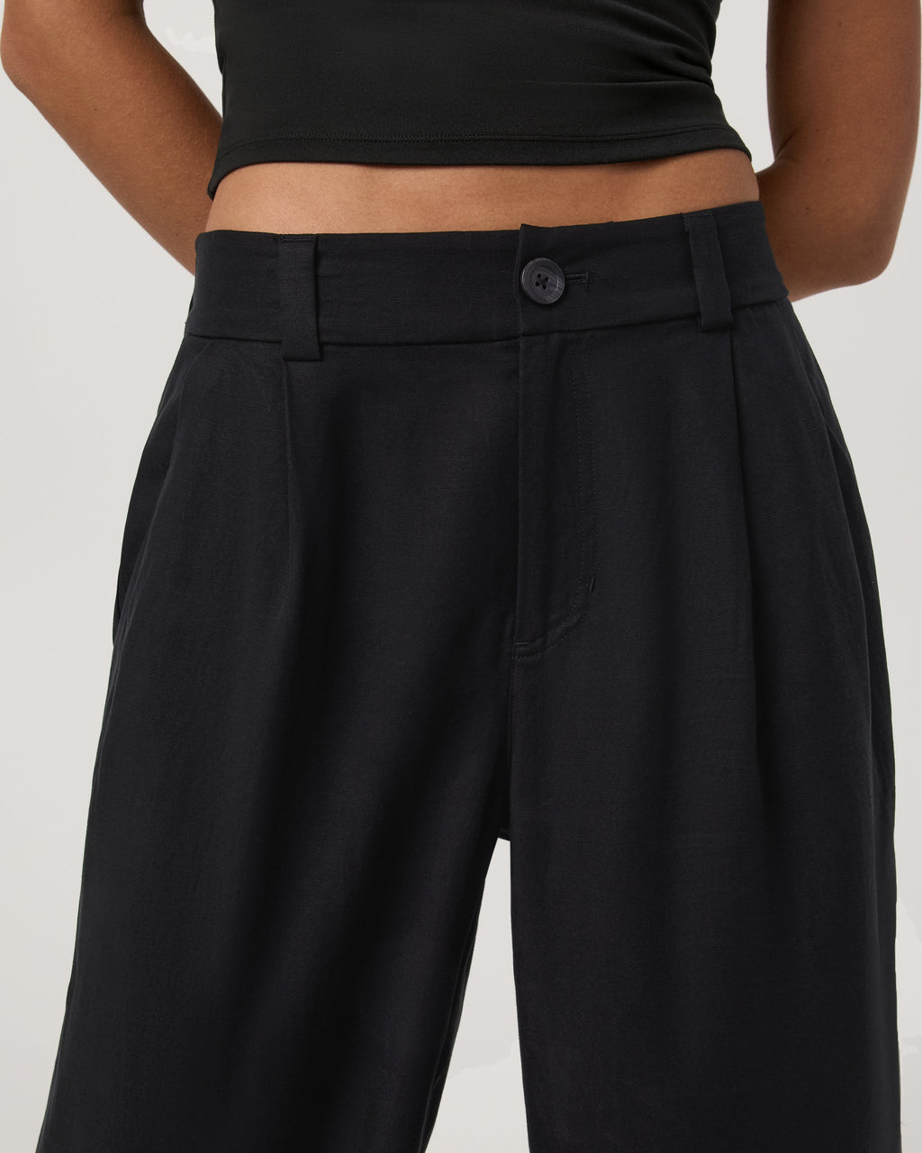 Trestles Twill Wideleg | Black