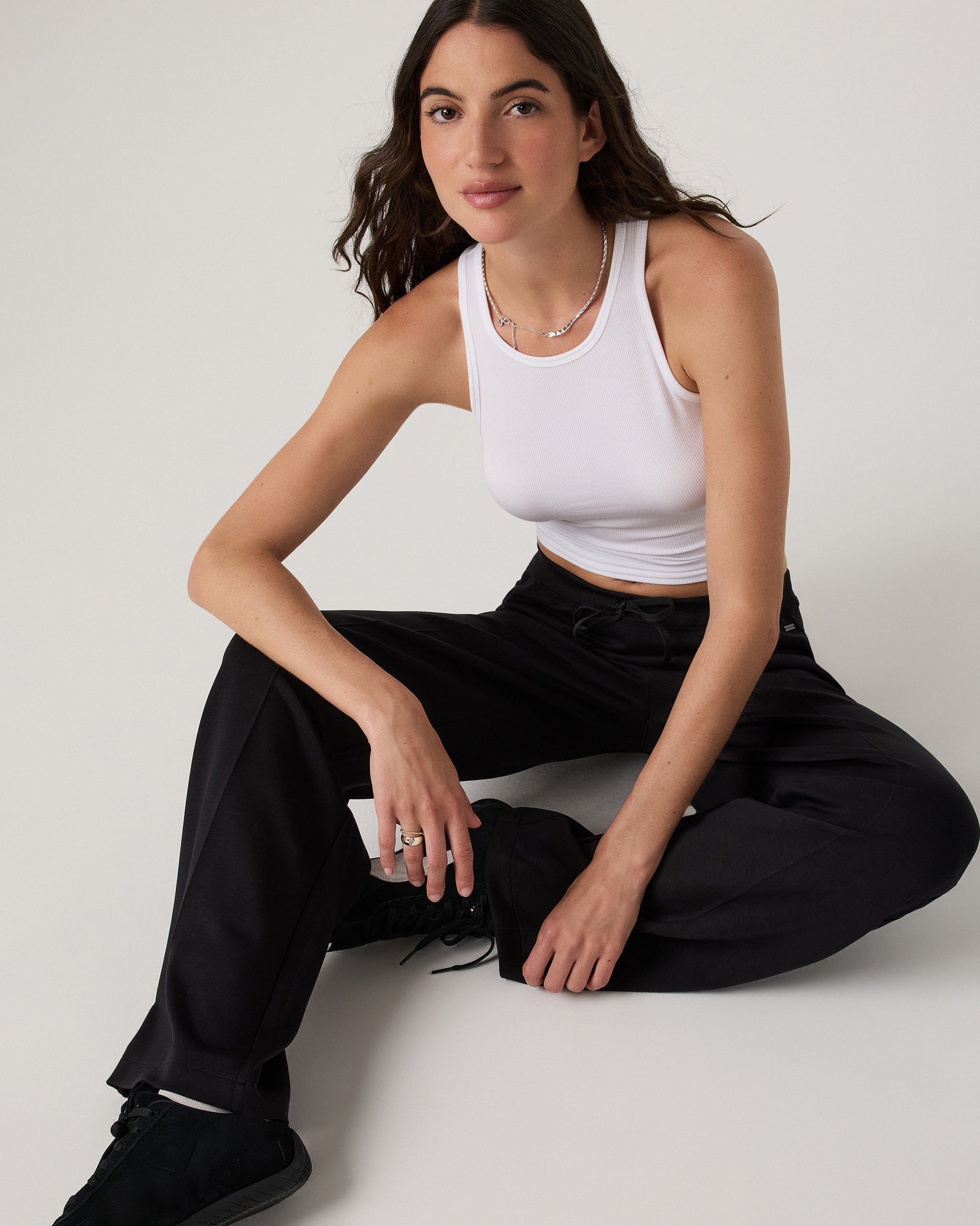 Compose Wideleg Pant | Black