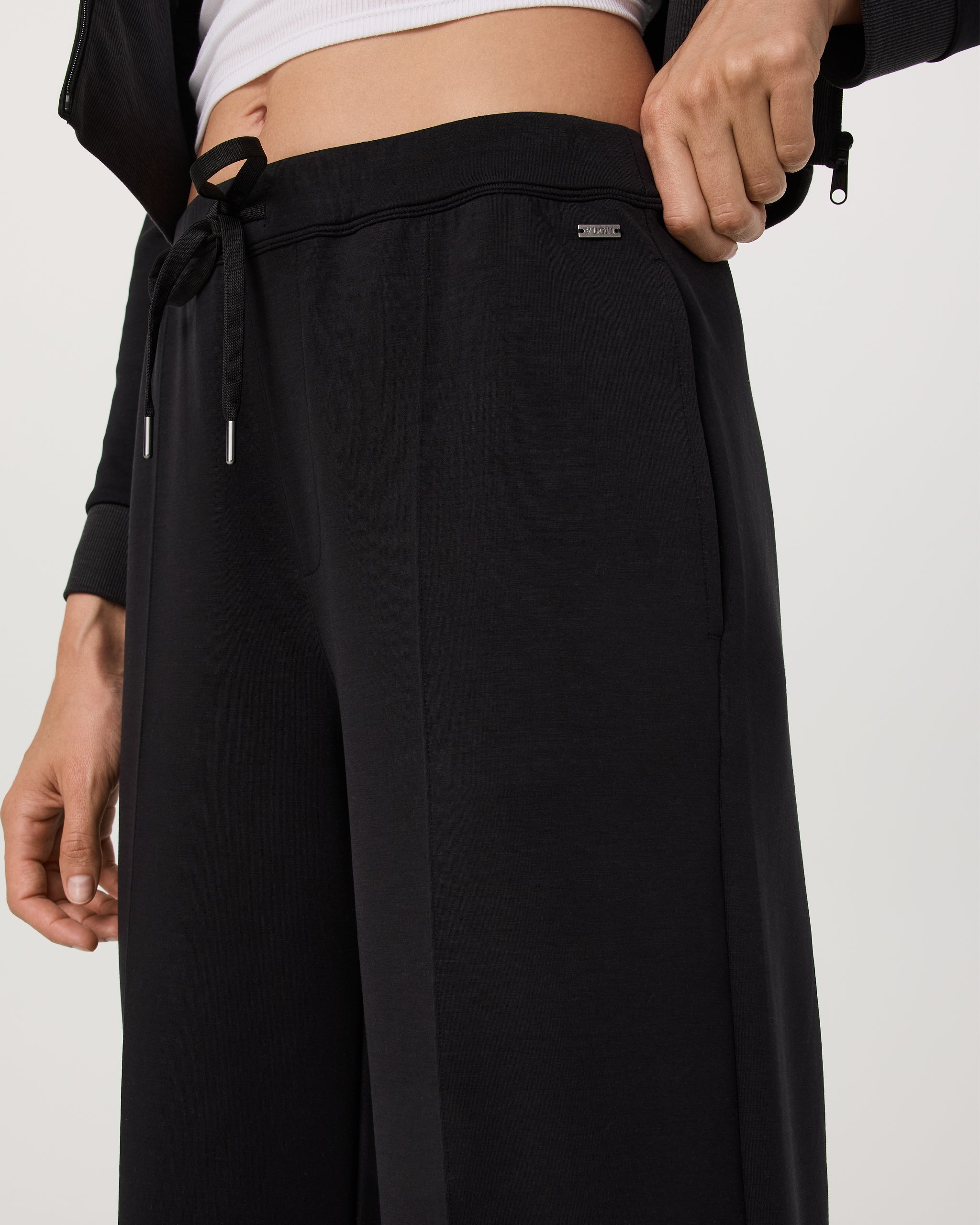 Compose Wideleg Pant | Black