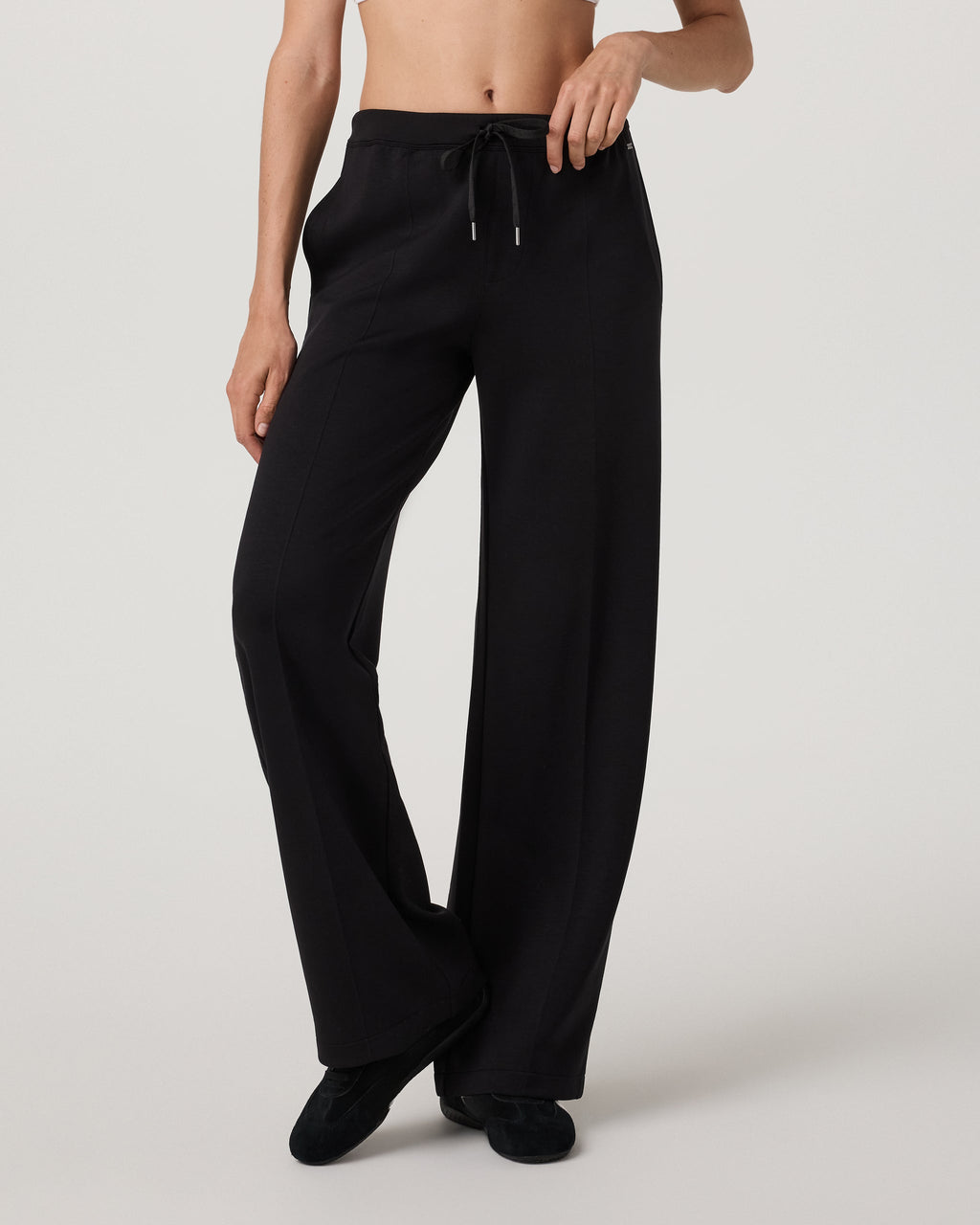Compose Wideleg Pant | Black