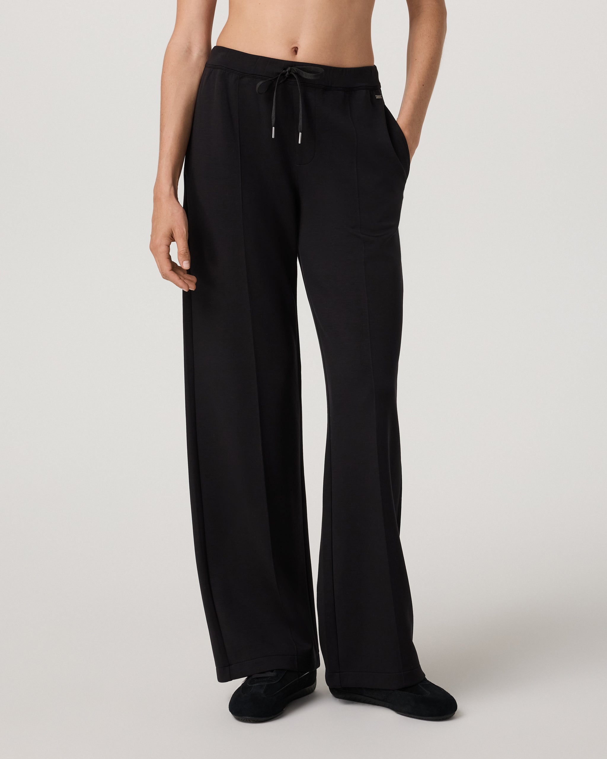Compose Wideleg Pant | Black