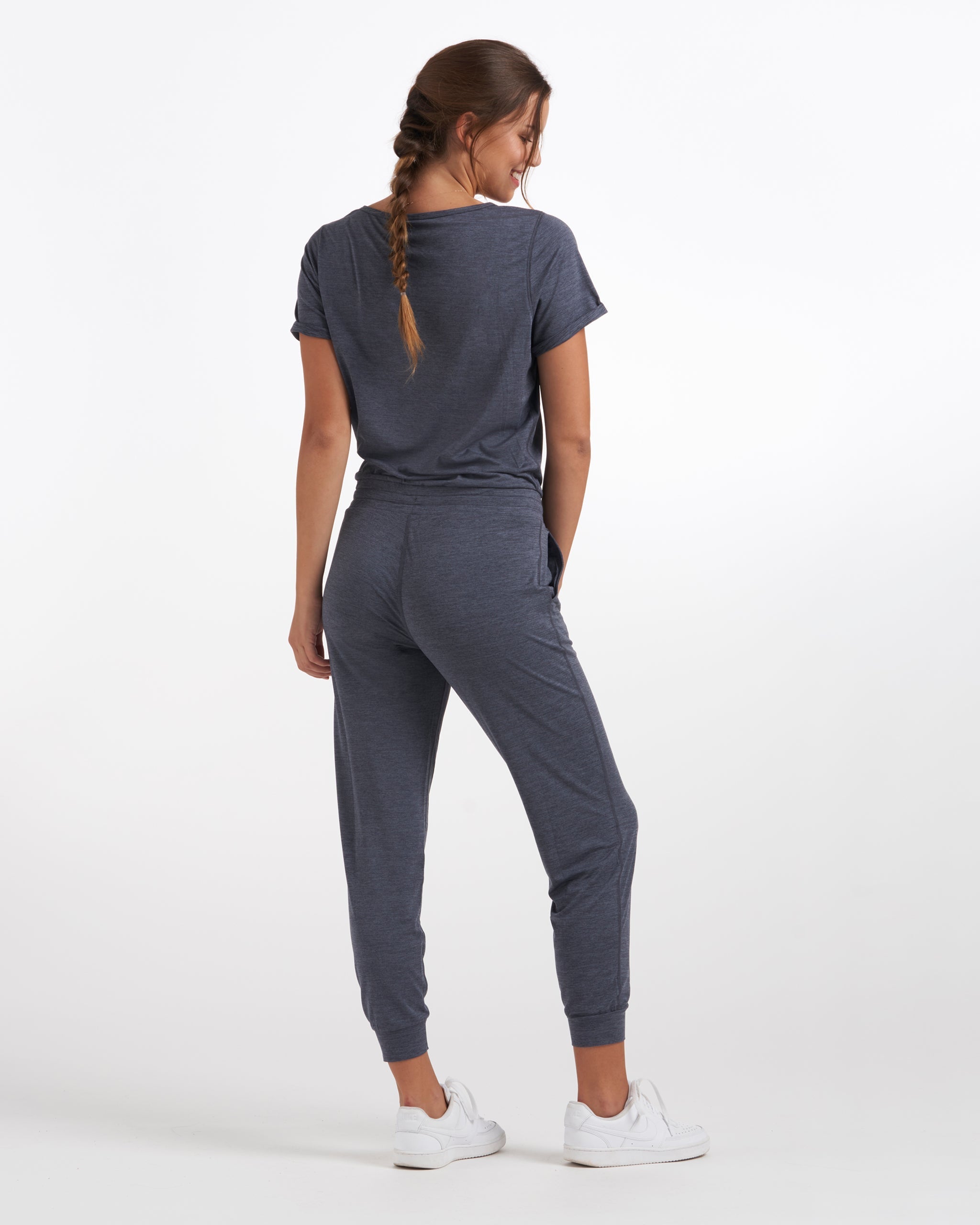 All Day Jumpsuit | Azure Heather
