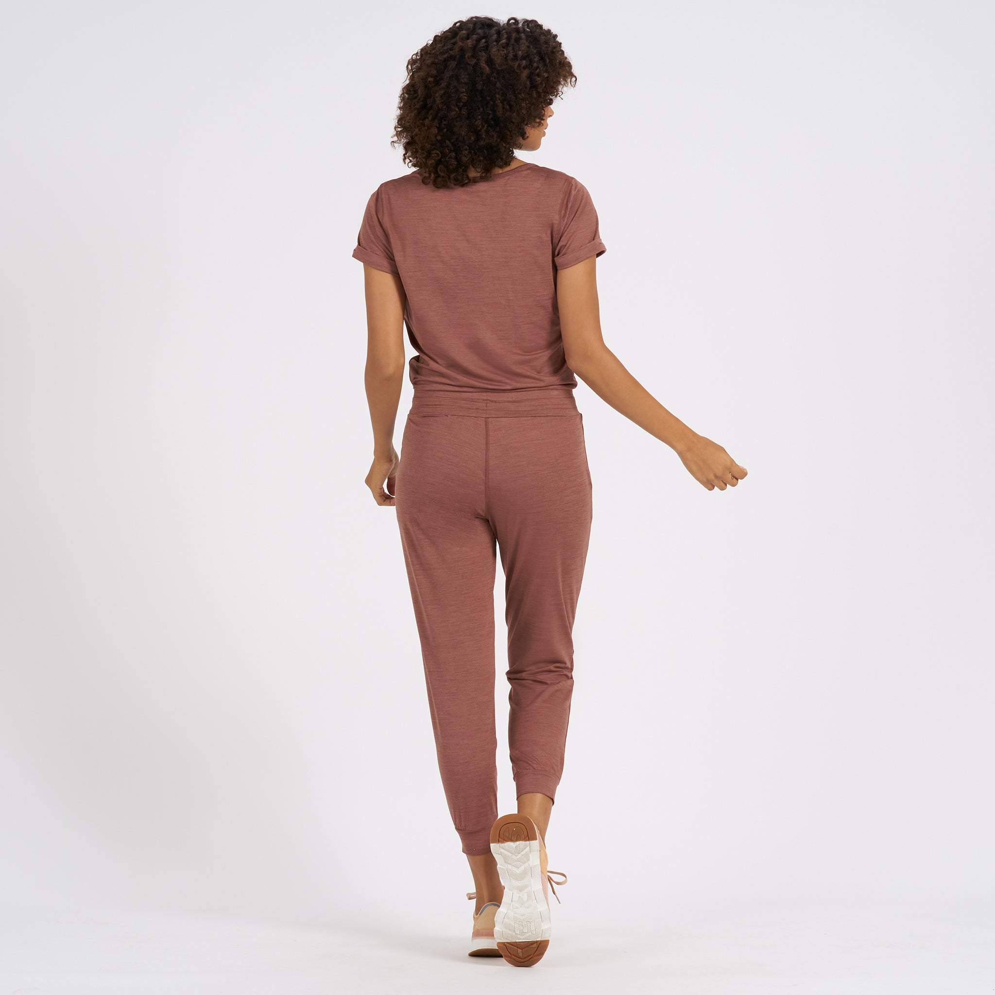 All Day Jumpsuit | Terracotta Heather