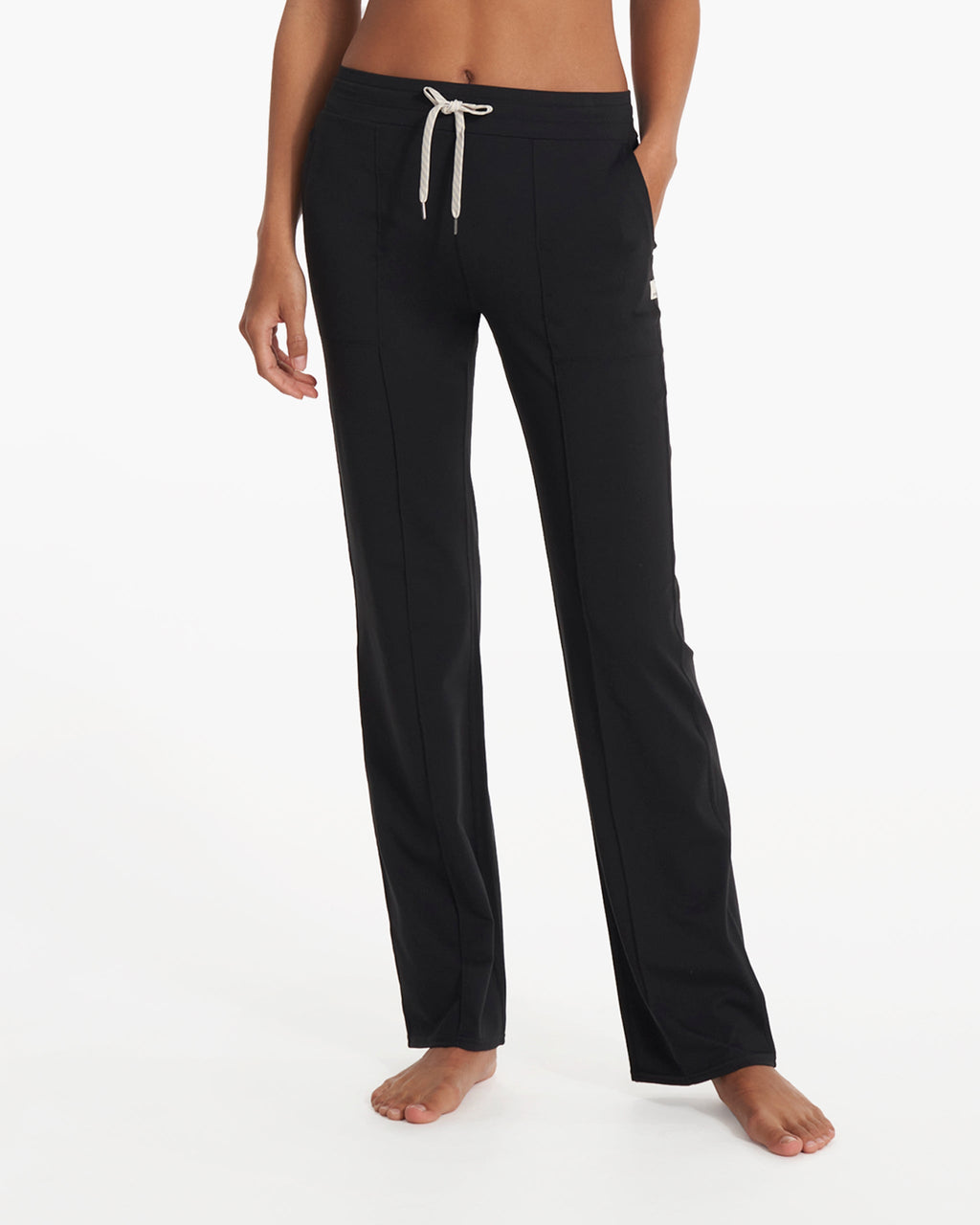 Halo Wide Leg Flare Pant | Black