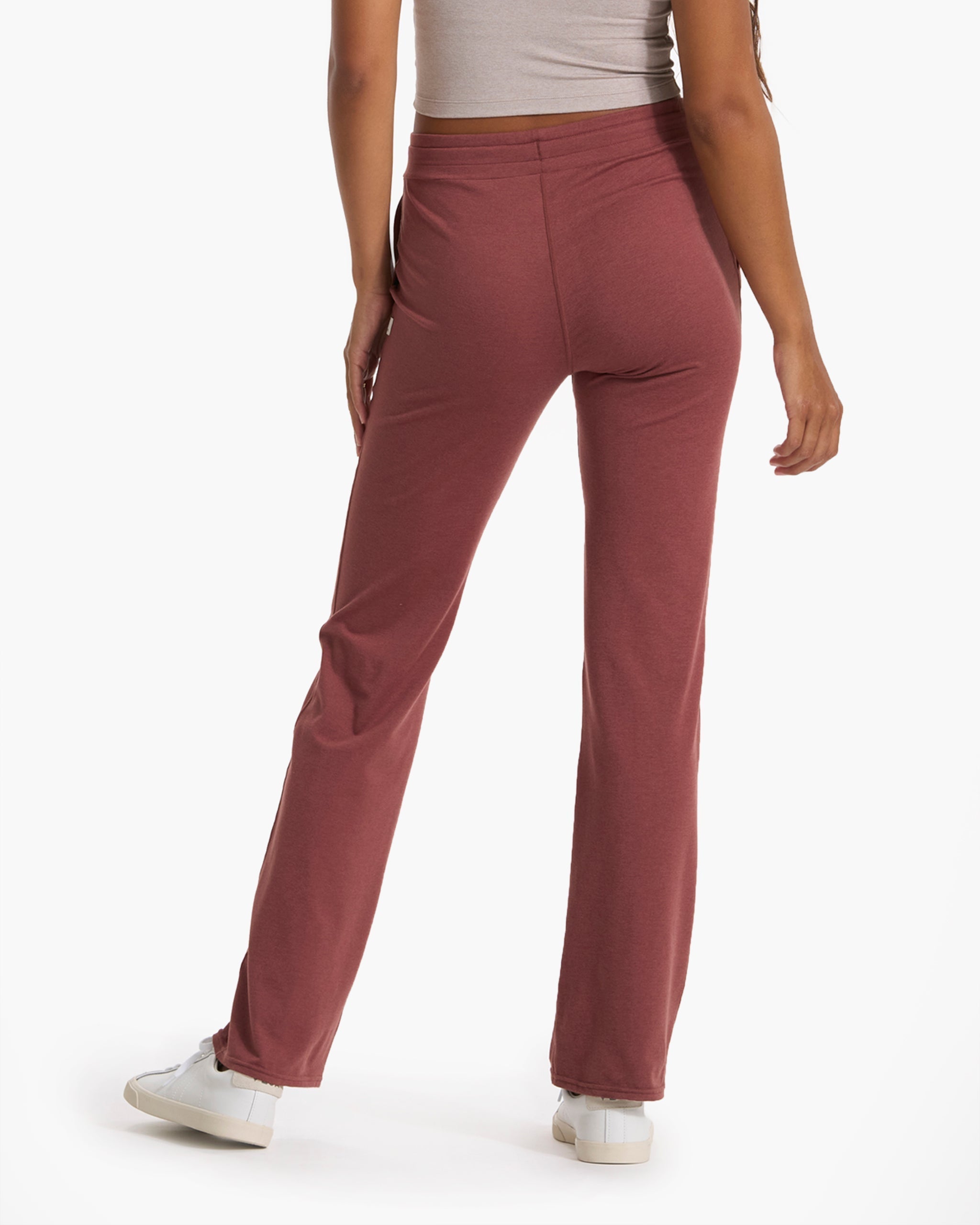 Halo Wide Leg Flare Pant | Rosewood Heather