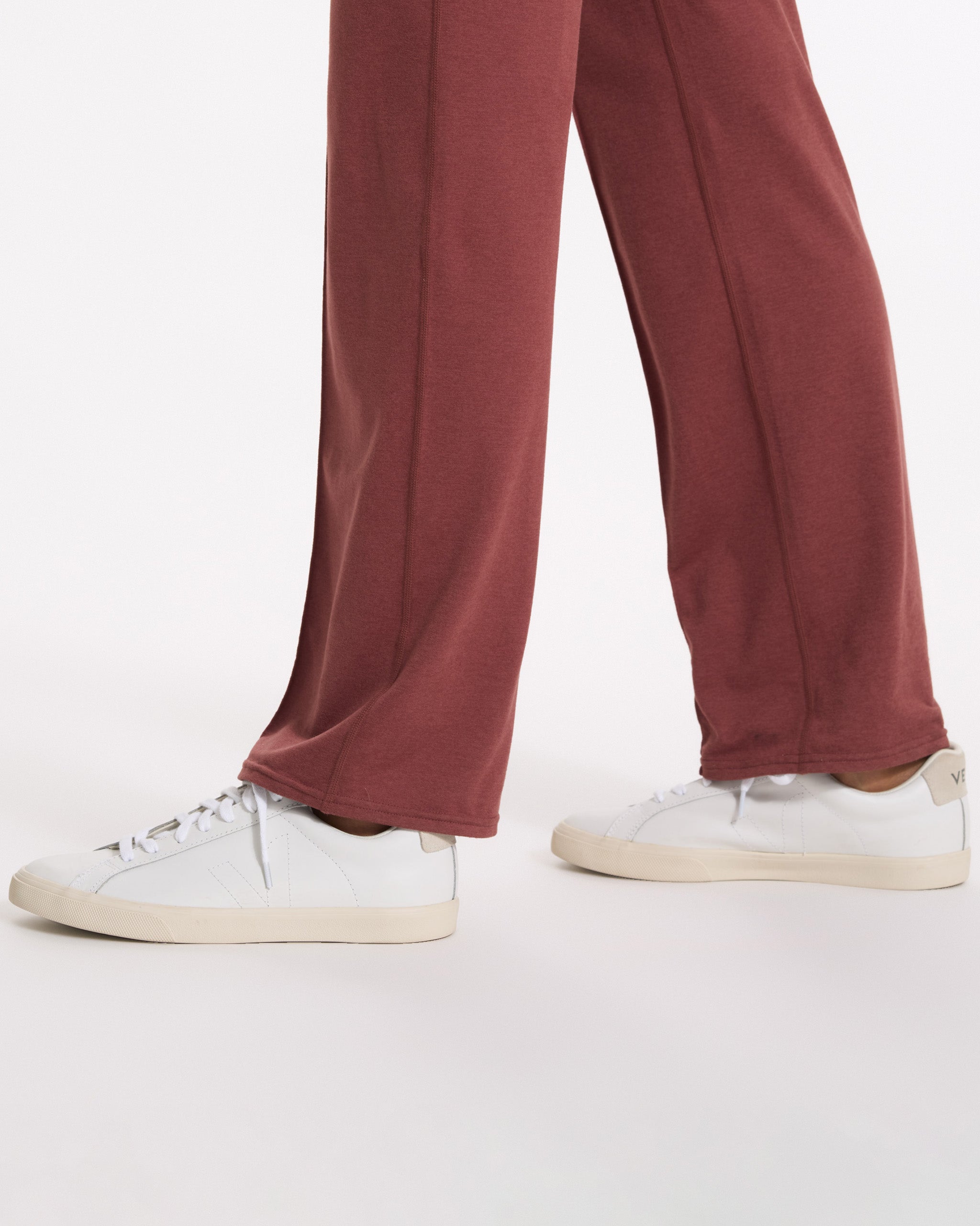 Halo Wide Leg Flare Pant | Rosewood Heather