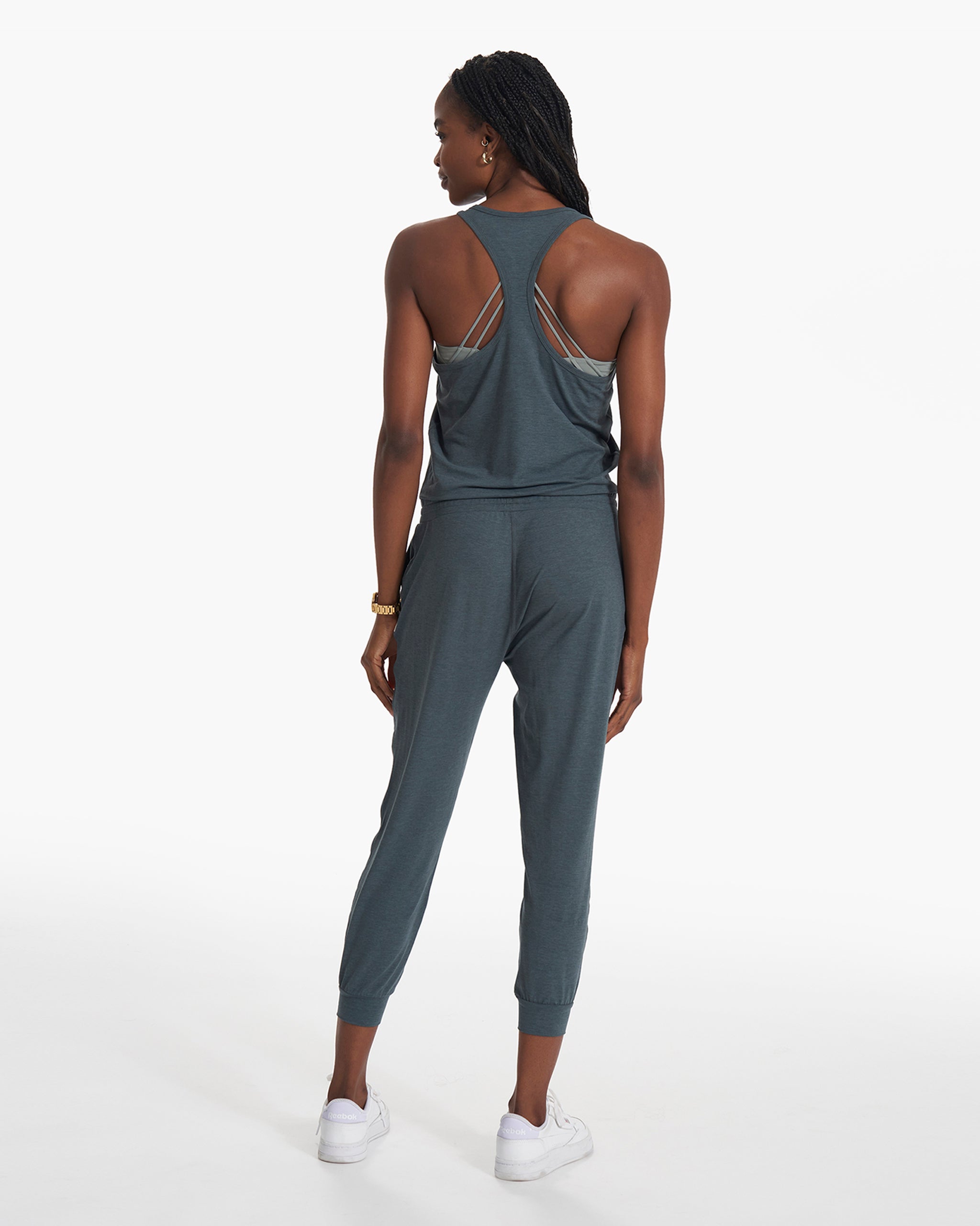 Lux Jumpsuit | Stone Heather