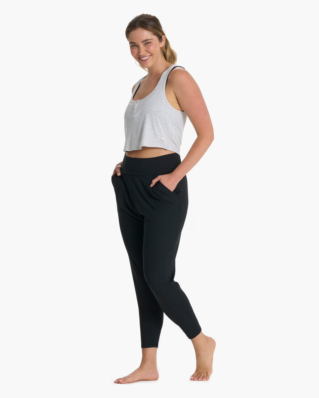 Lux At Ease Pant | Black