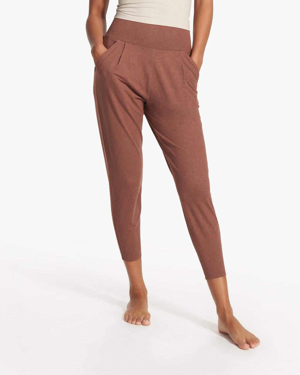 Lux At Ease Pant | Hazelnut Heather