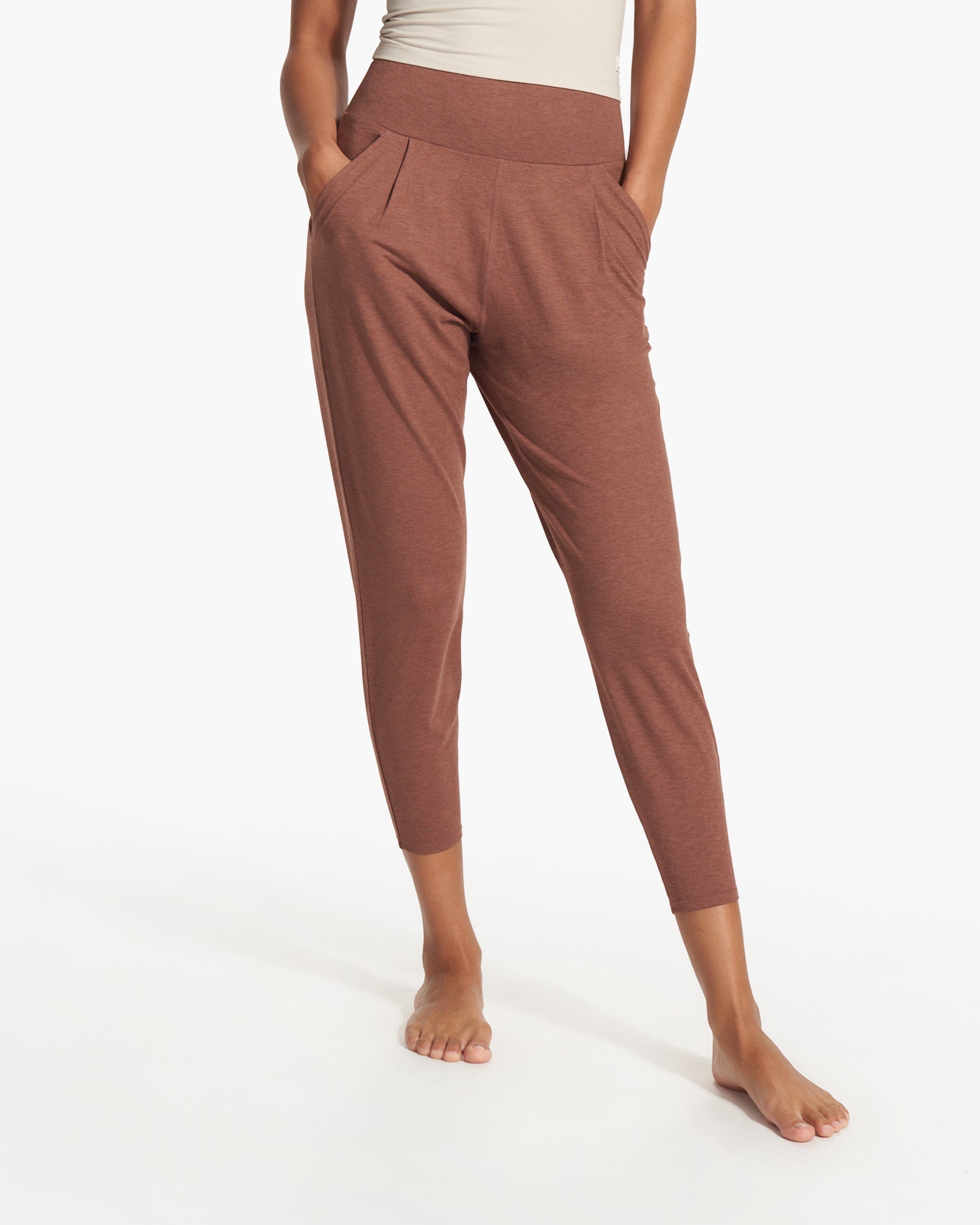 Lux At Ease Pant | Hazelnut Heather