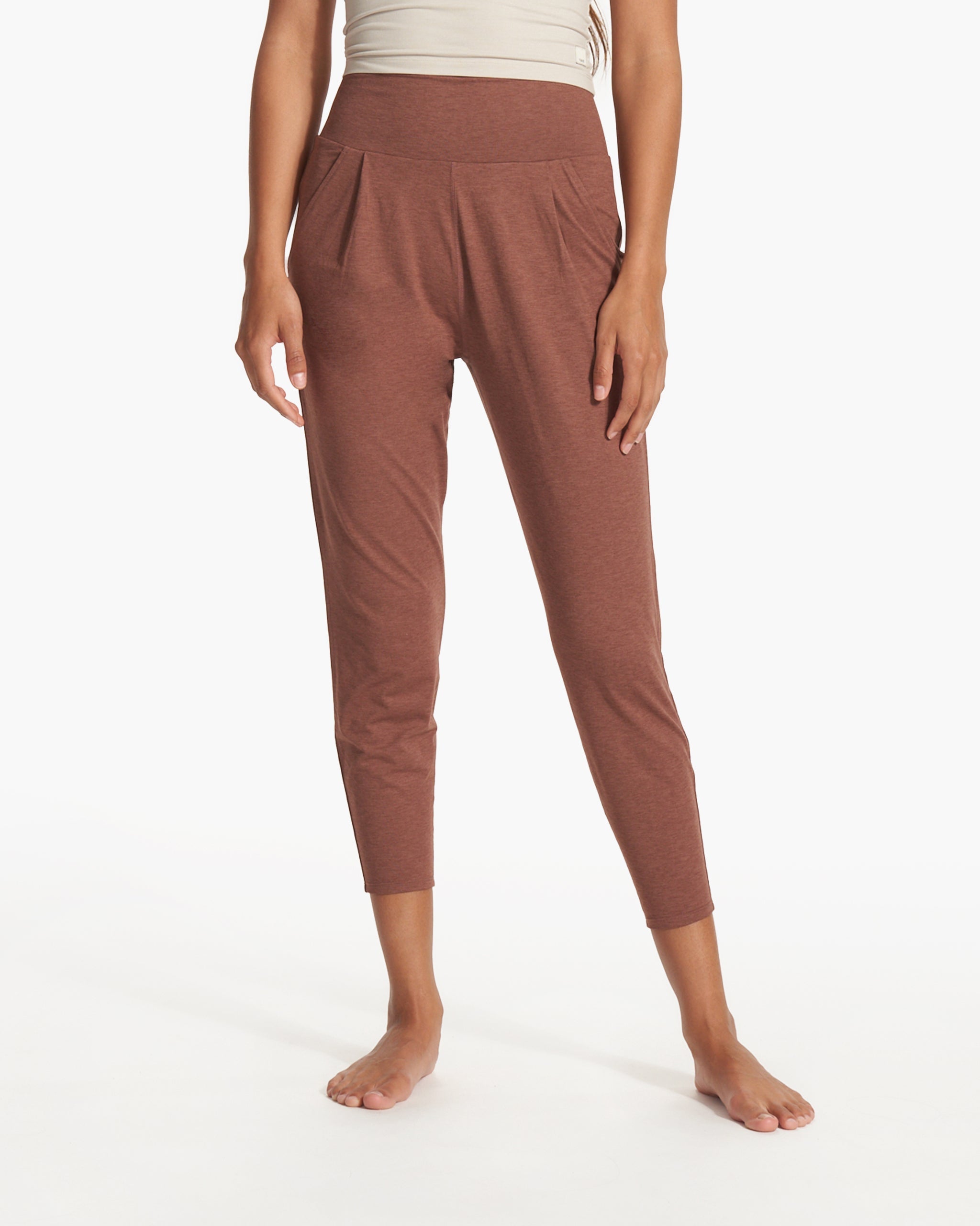 Lux At Ease Pant | Hazelnut Heather