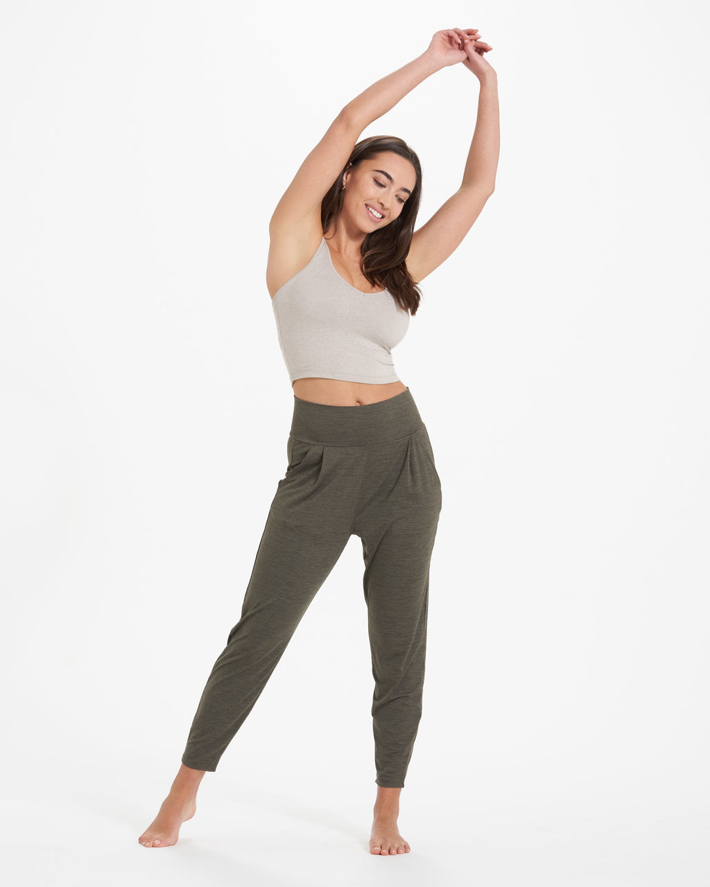 Lux At Ease Pant | Oregano Heather