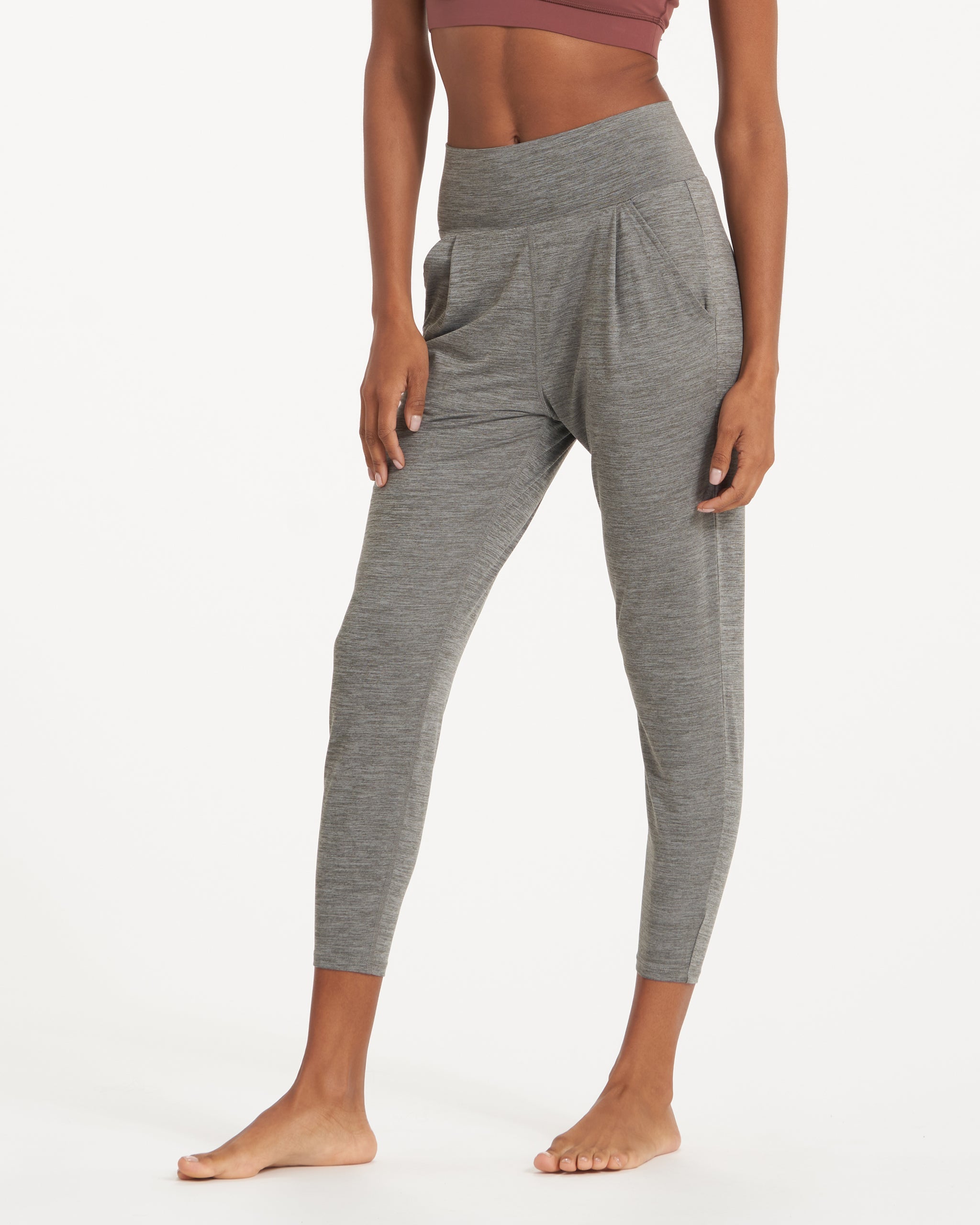 Lux At Ease Pant | Heather Grey