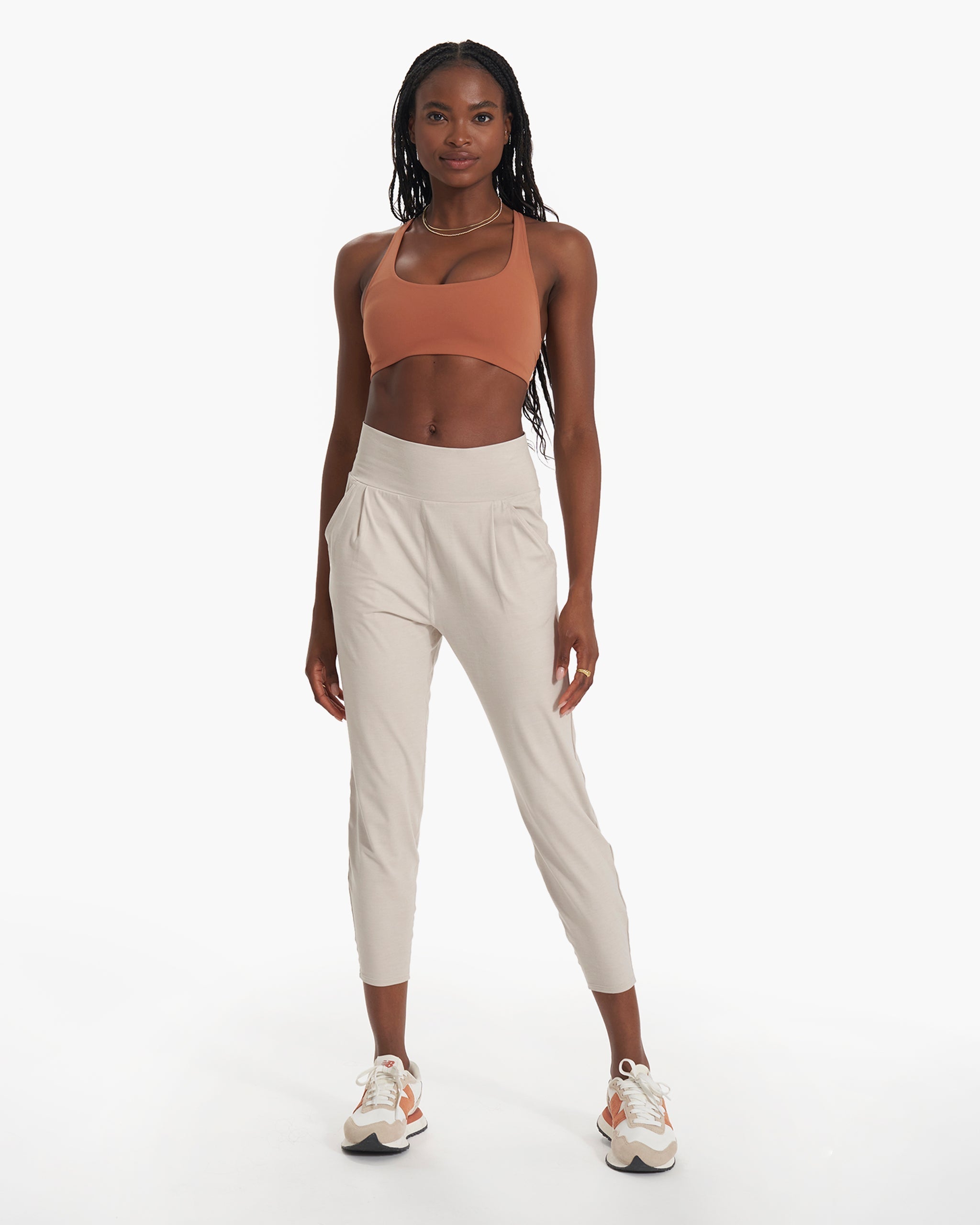 Lux At Ease Pant | Suede Heather