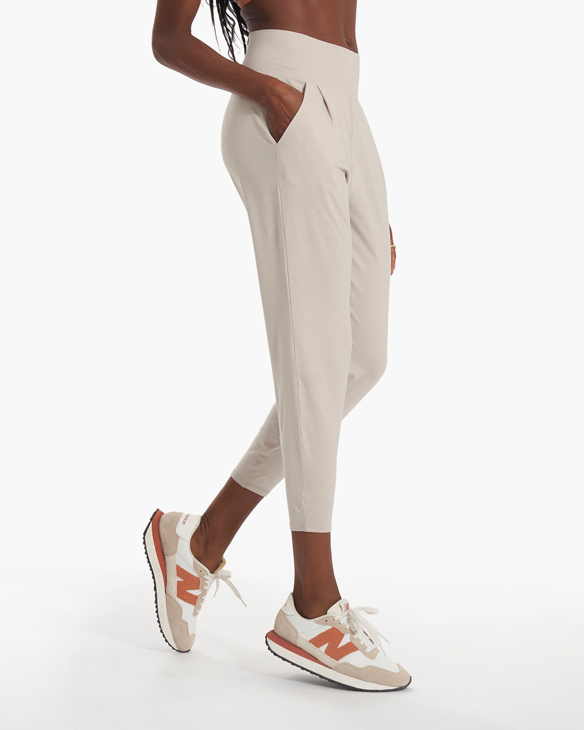 Lux At Ease Pant | Suede Heather