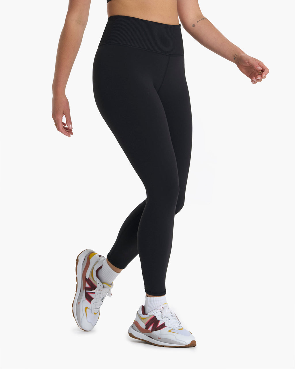 Rib Studio Legging | Black