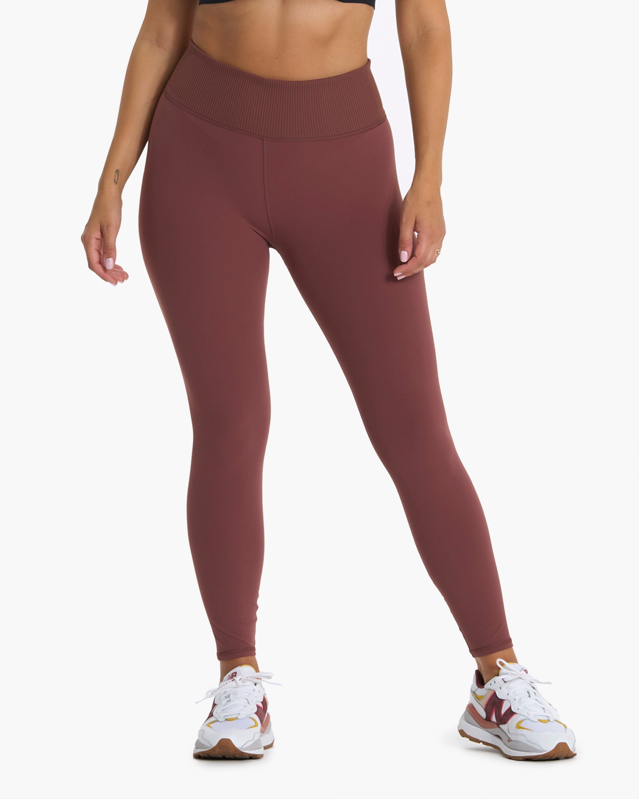 Rib Studio Legging | Cedar
