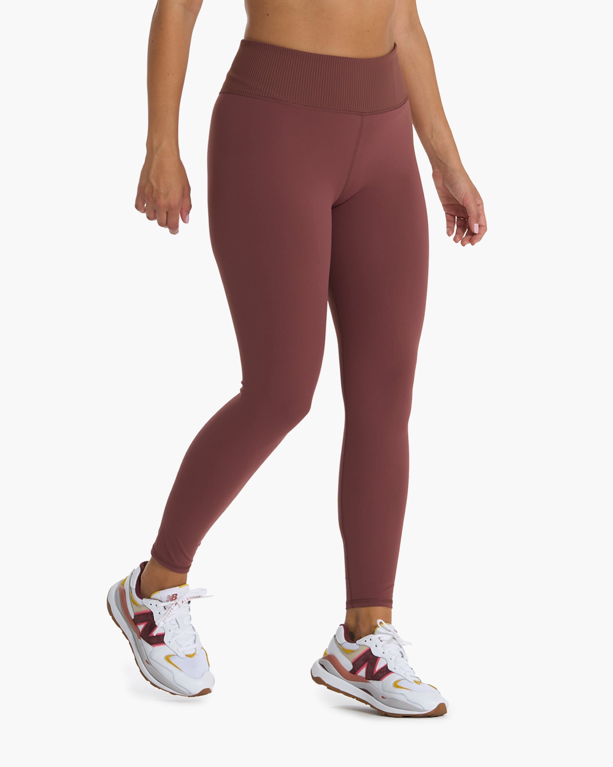 Rib Studio Legging | Cedar