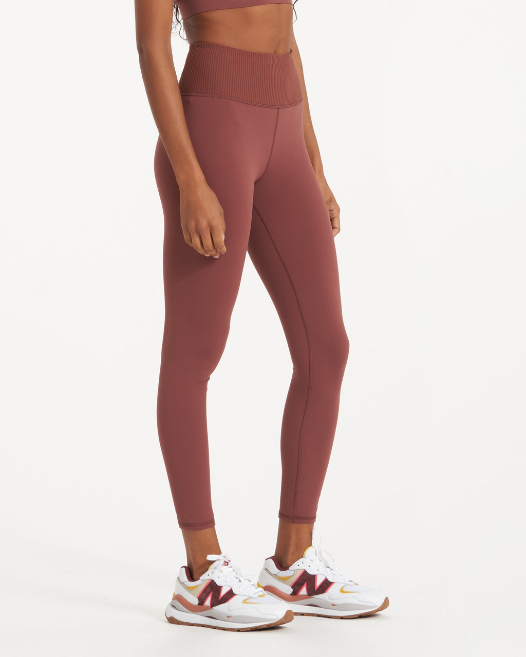 Rib Studio Legging | Cedar