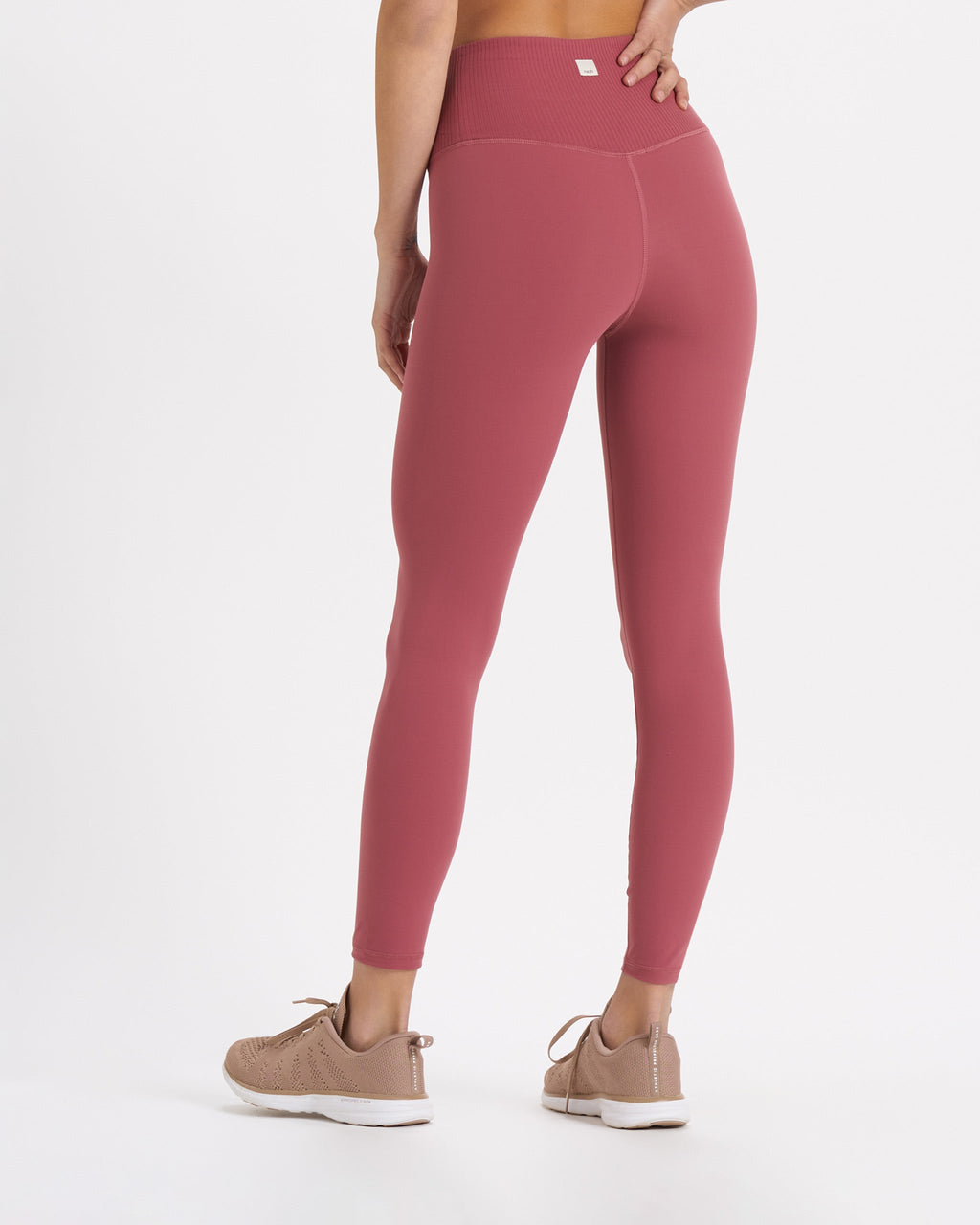 Rib Studio Legging | Desert Rose