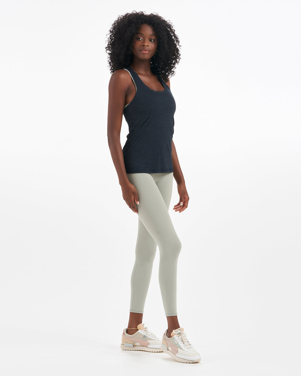 Rib Studio Legging | Eucalyptus