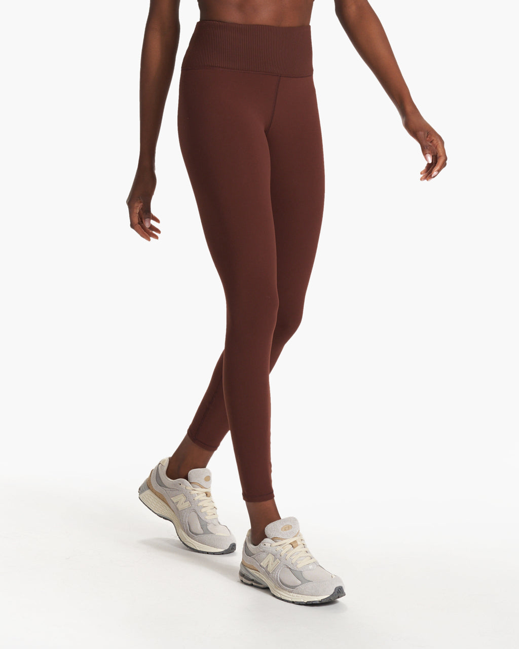 Rib Studio Legging | Mulberry