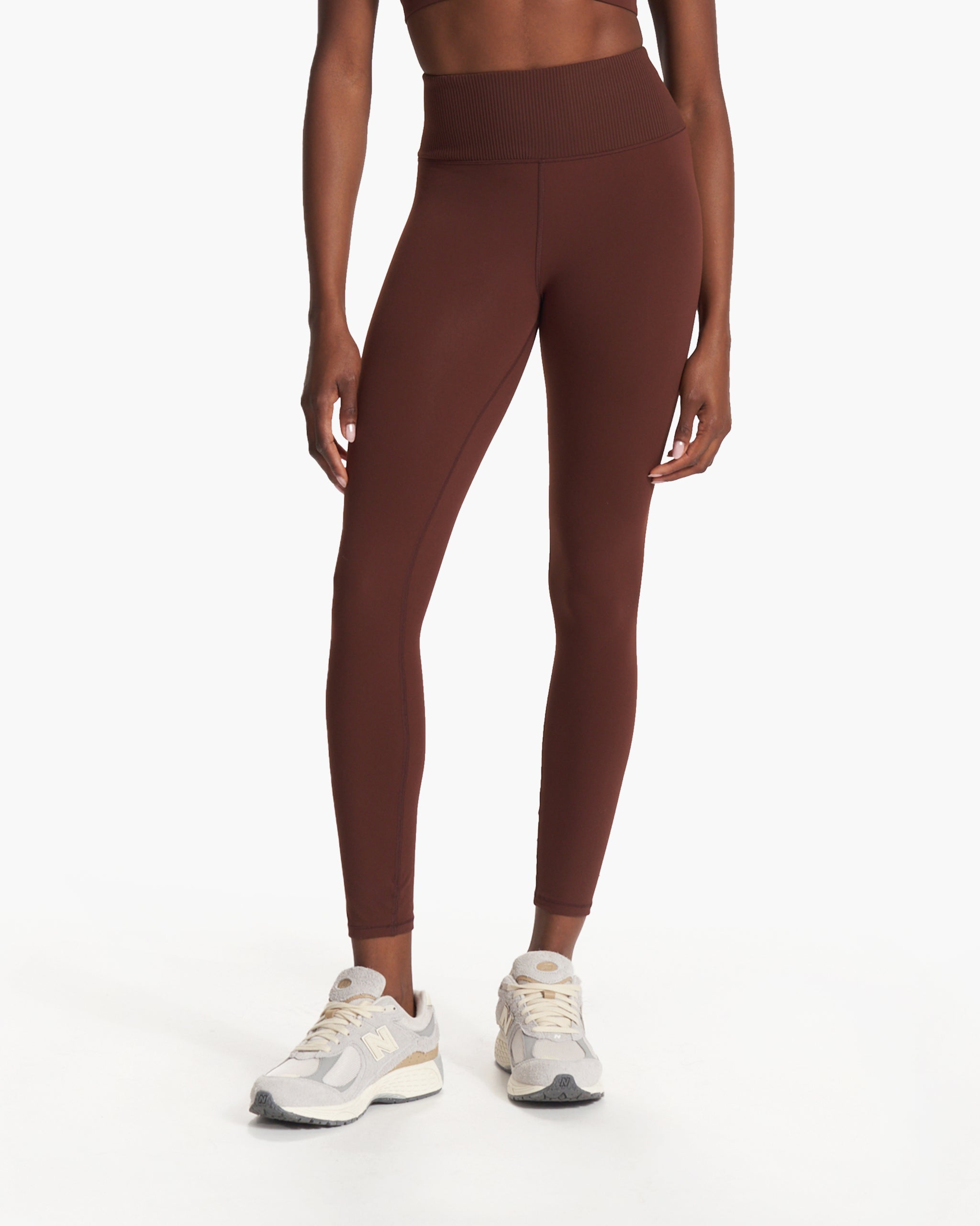 Rib Studio Legging | Mulberry
