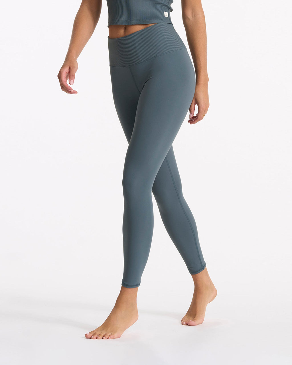 Rib Studio Legging | Stone