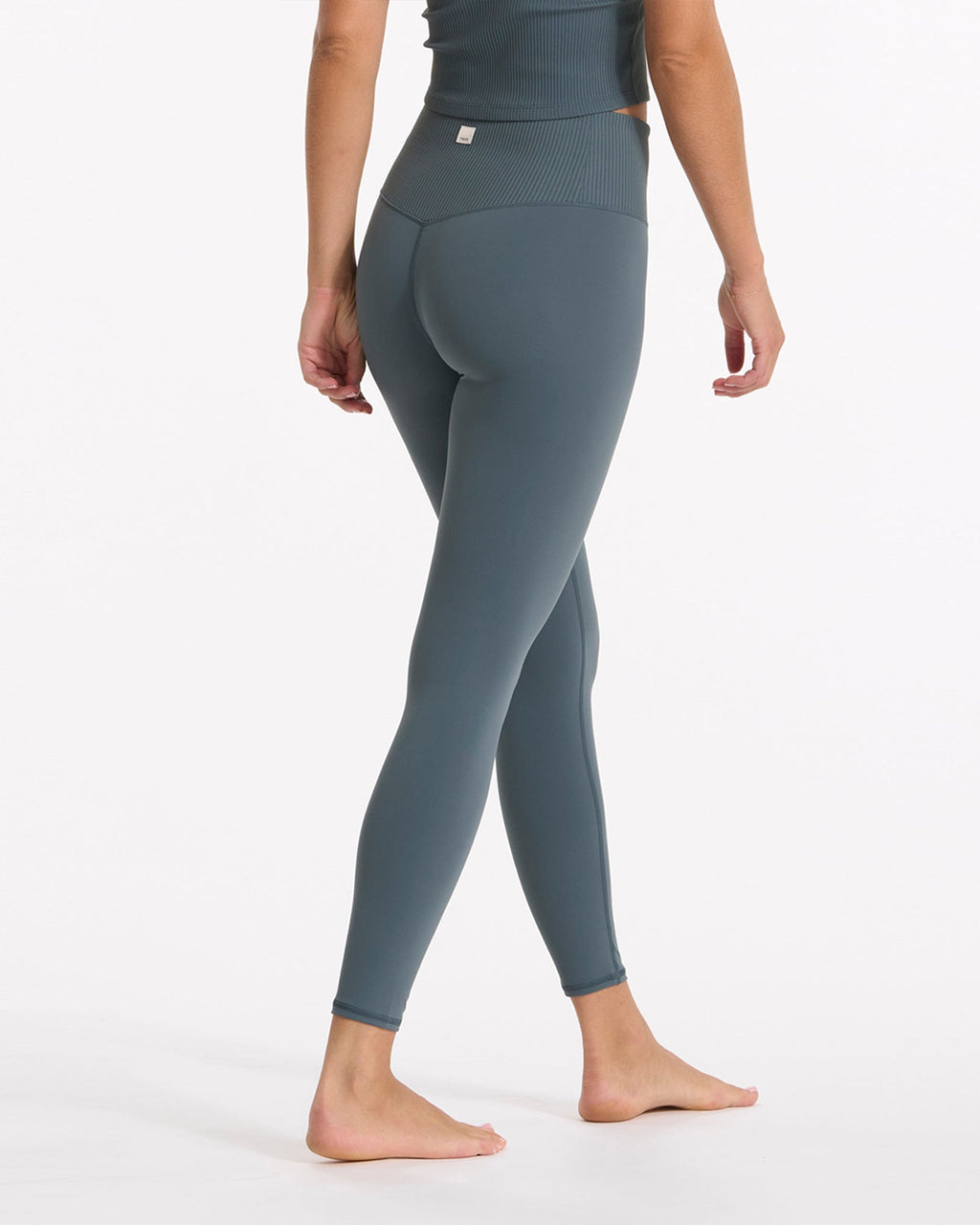 Rib Studio Legging | Stone