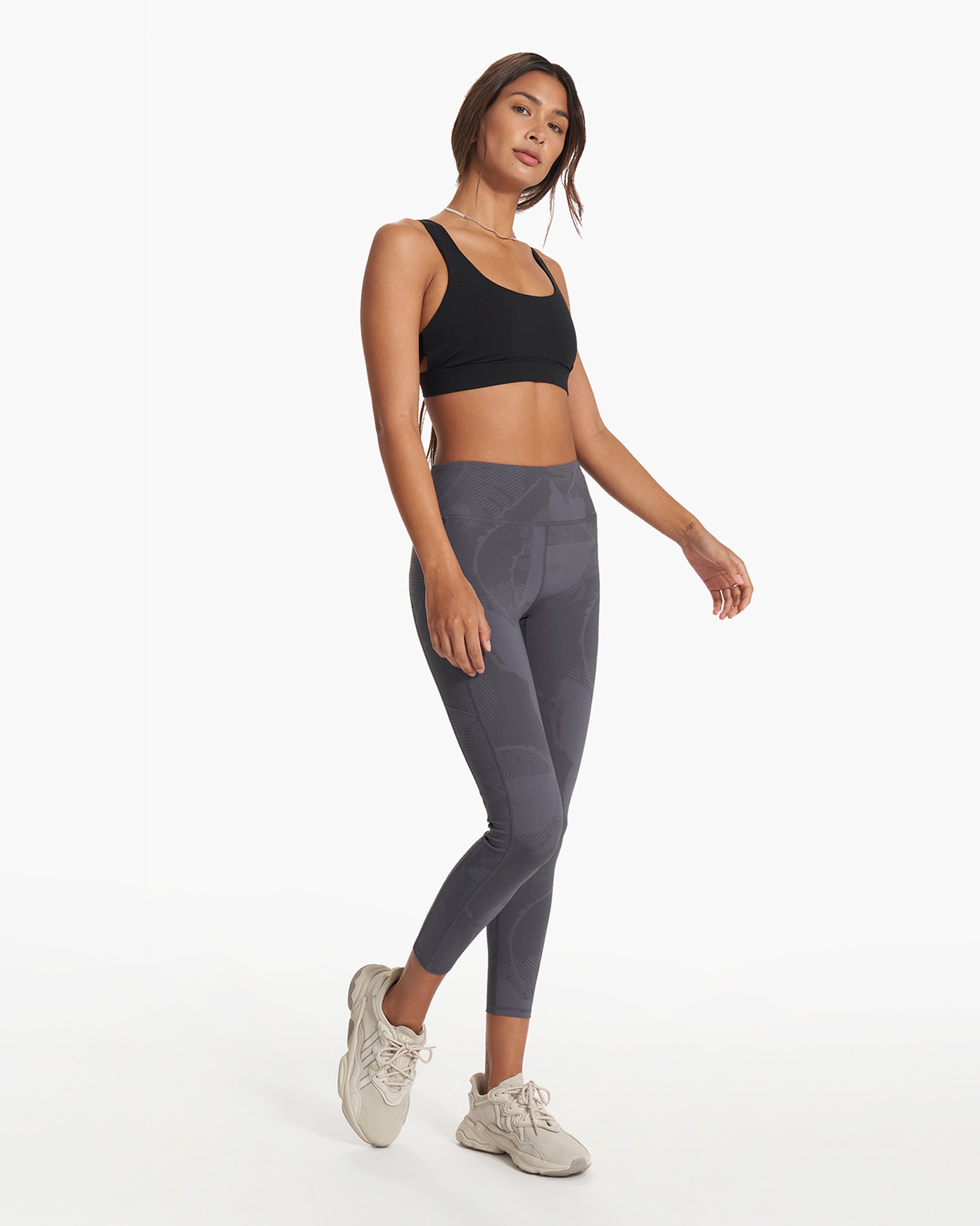 Stride Legging | Charcoal Mache