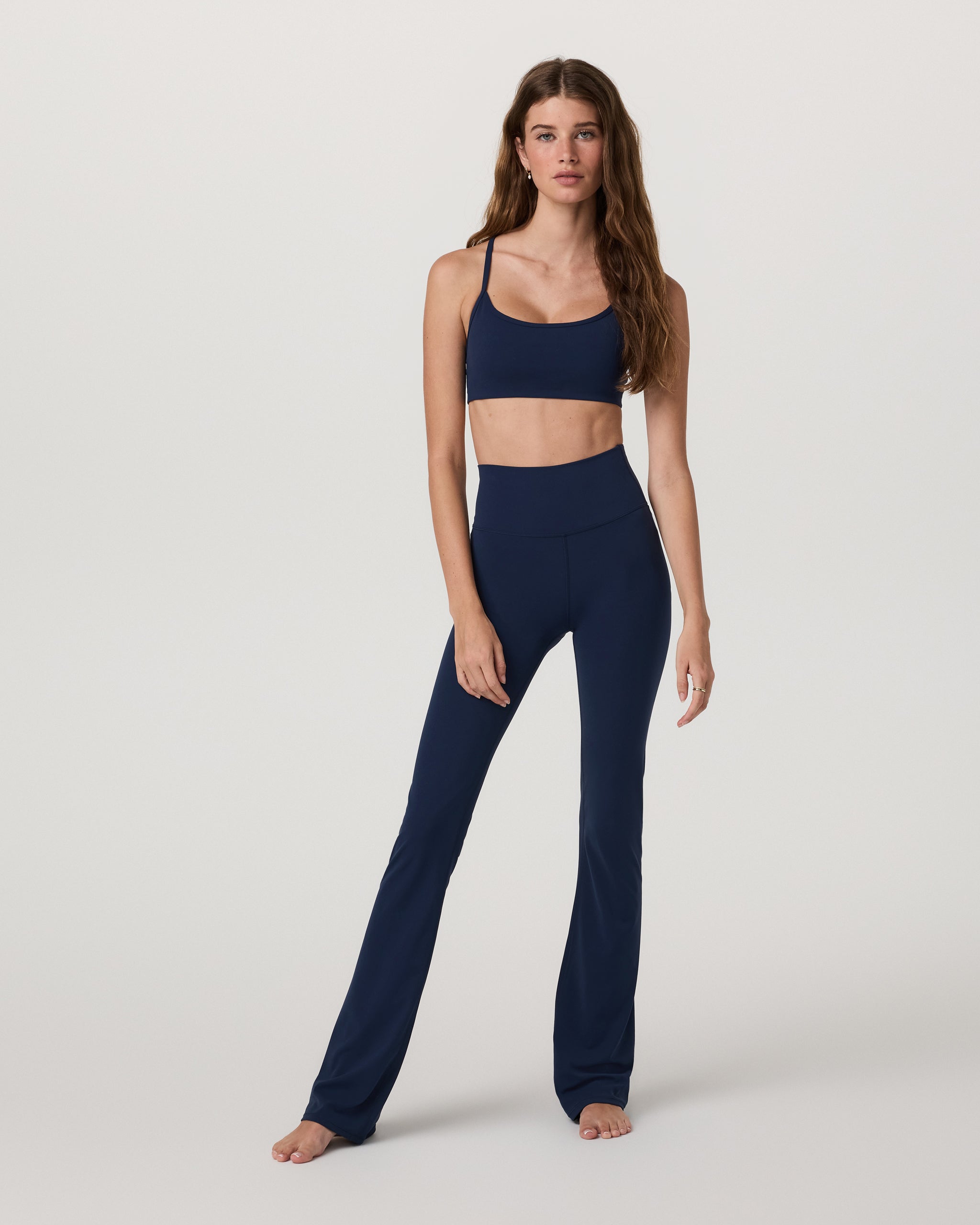 Vuori AllTheFeels™ Slim Flare - Long | Blue Coast