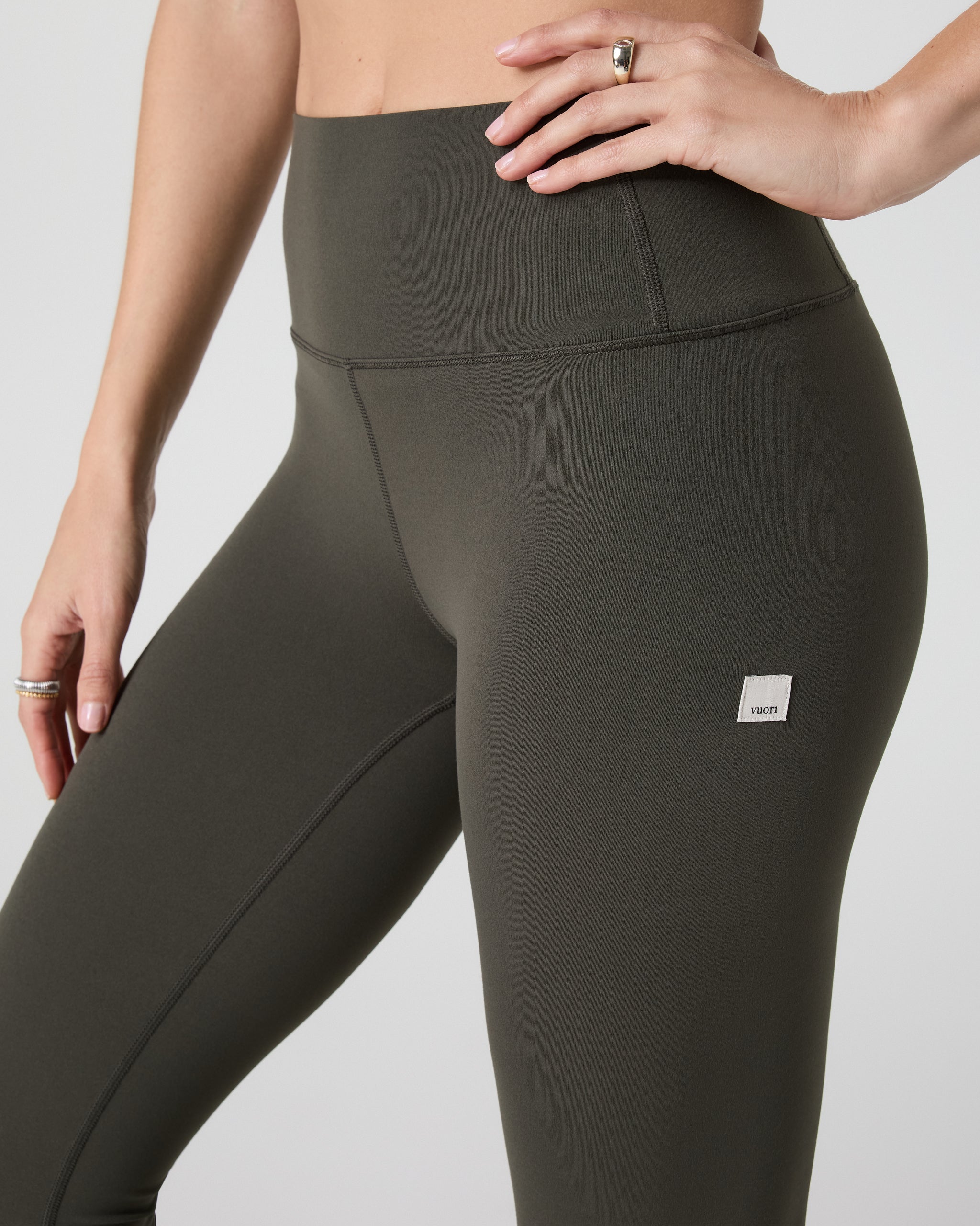 Vuori AllTheFeels™ Slim Flare - Long | Kale