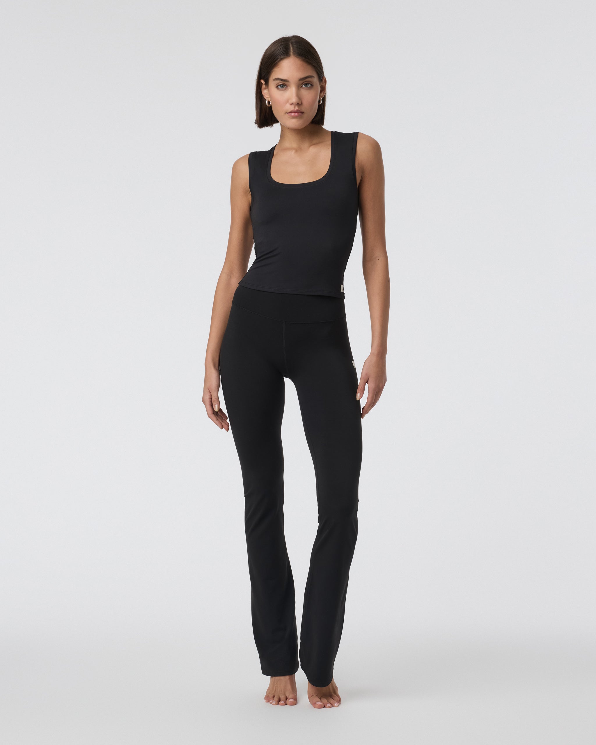 Vuori AllTheFeels™ Slim Flare - Short | Black