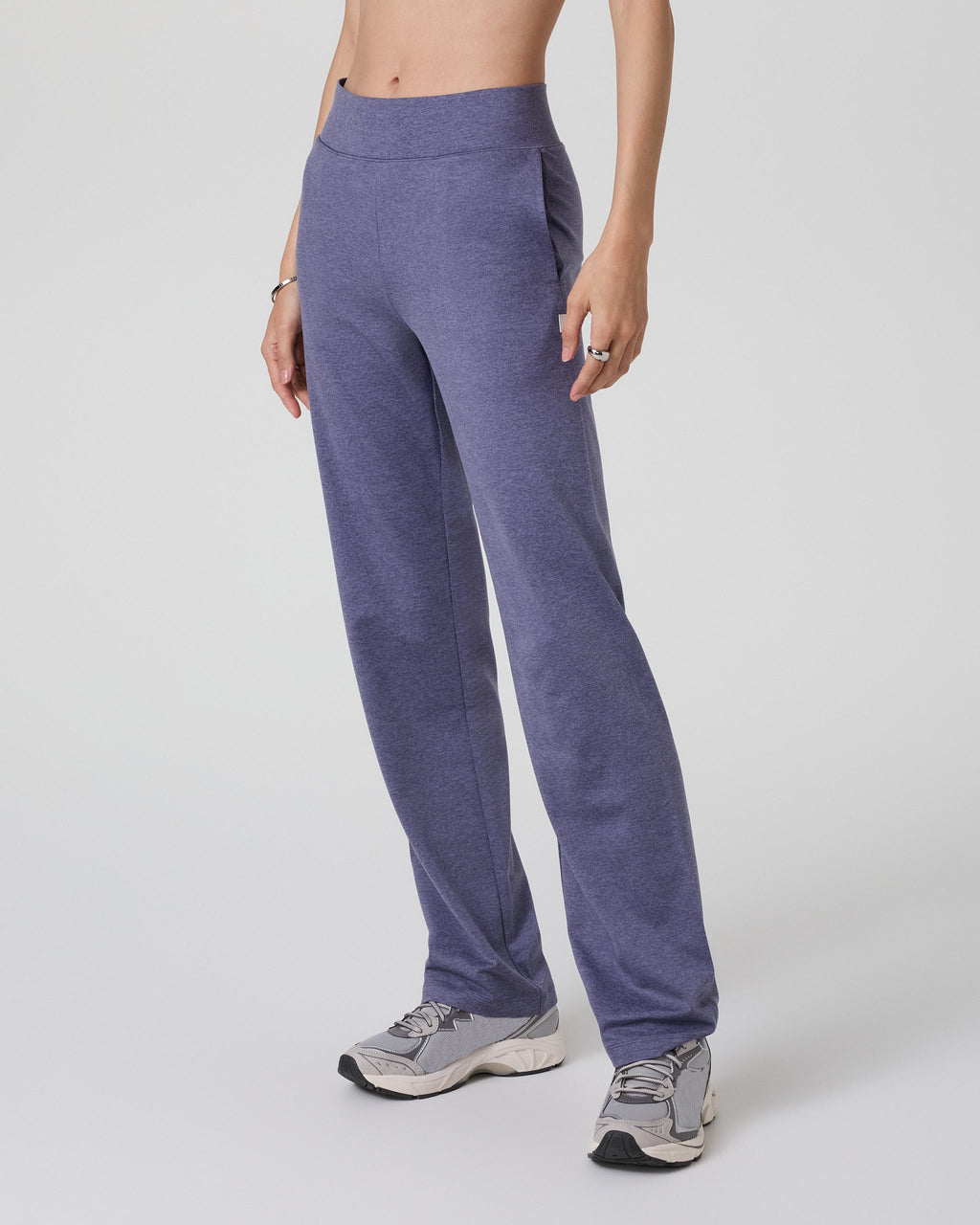 Halo Straight Leg Trouser | Cosmic Heather