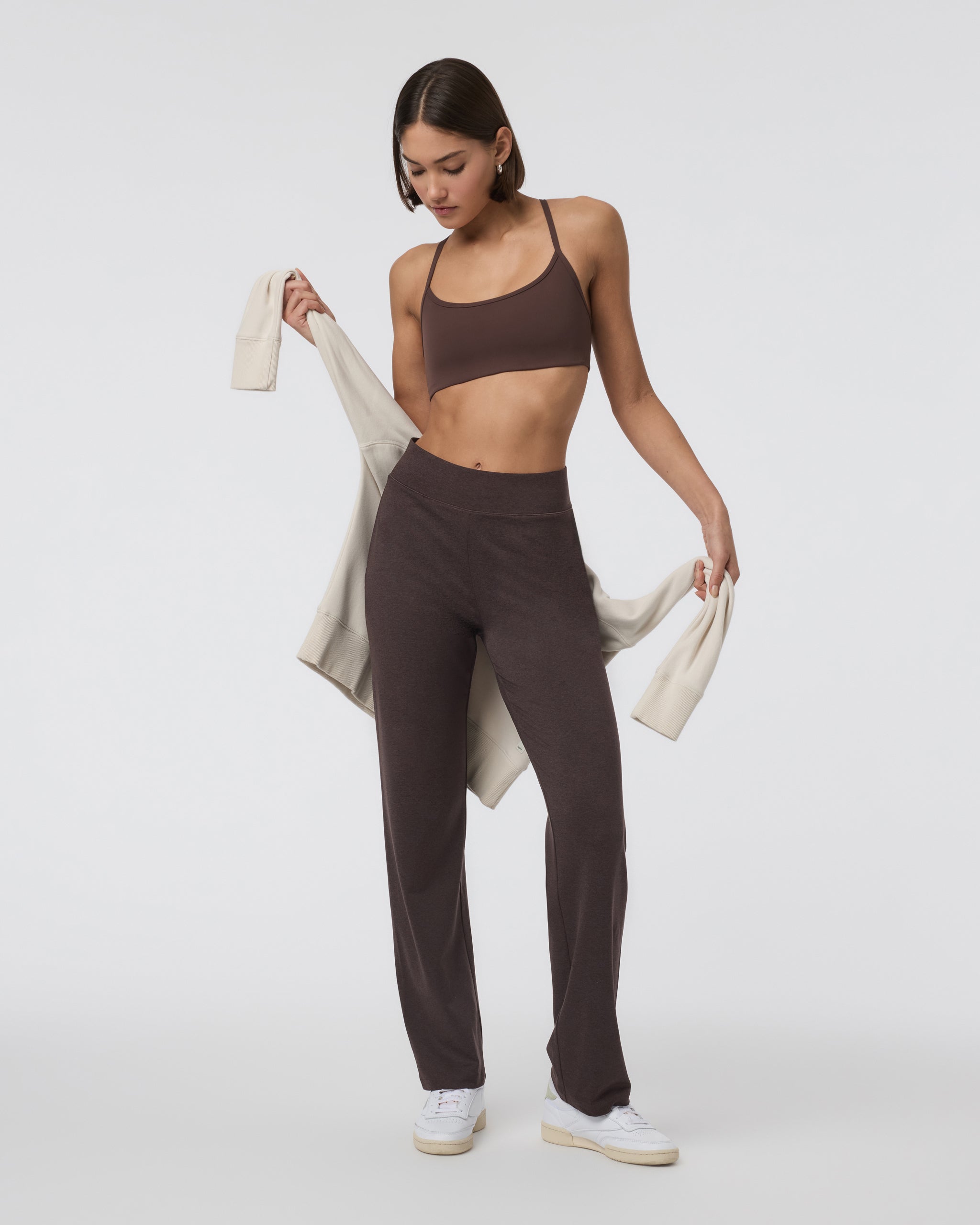 Halo Straight Leg Trouser | Java Heather