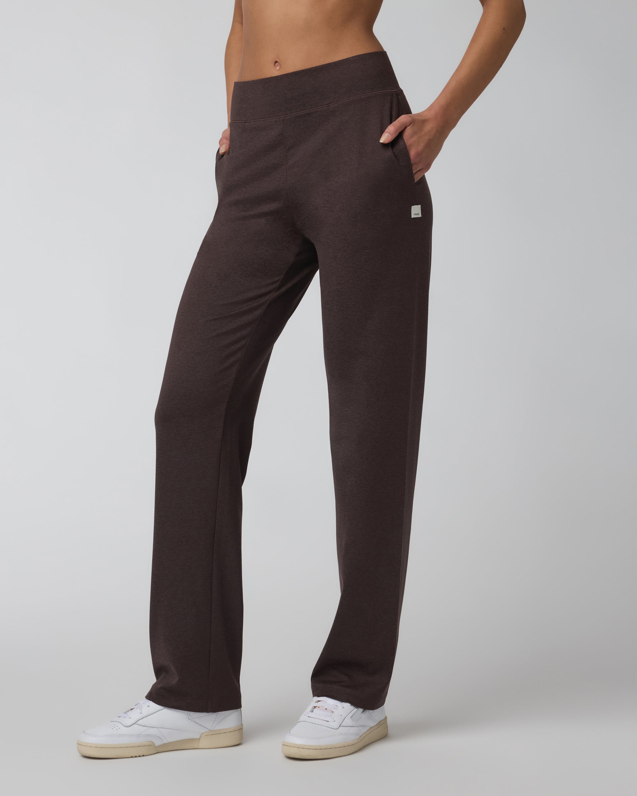 Halo Straight Leg Trouser | Java Heather