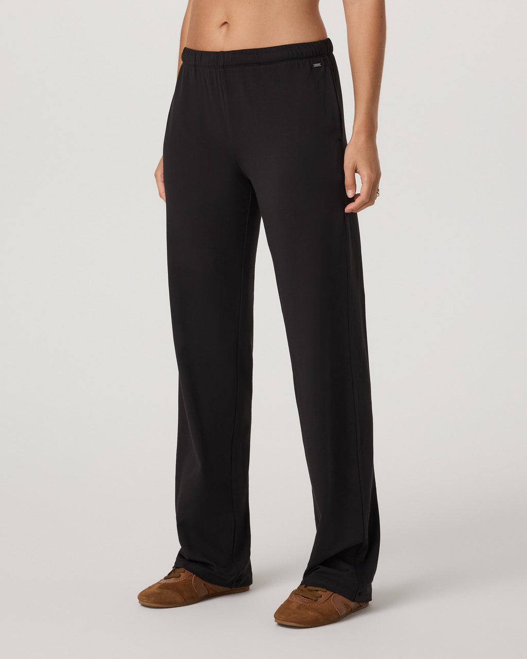 Halo Modern Straight Leg Pant | Solid Black