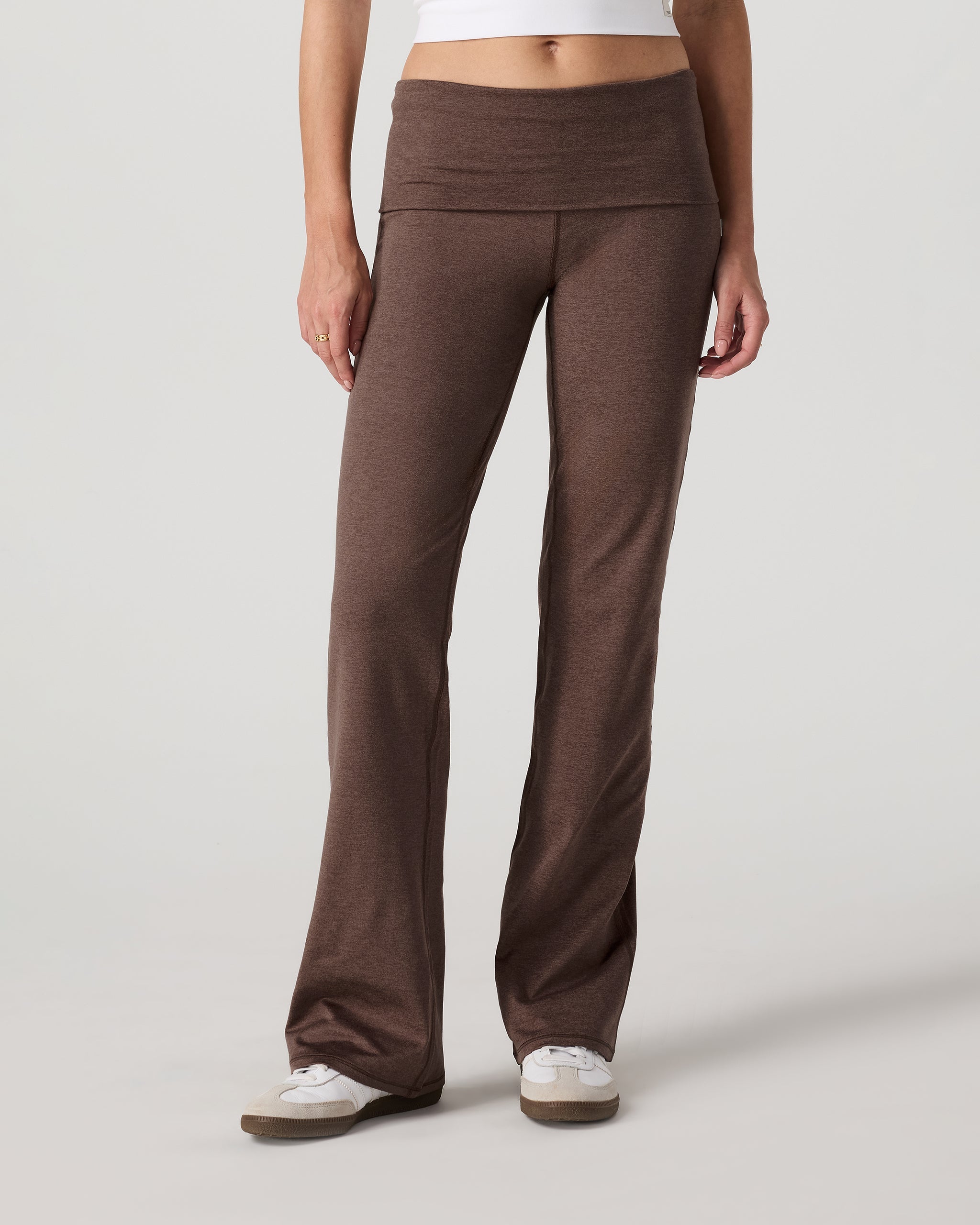 Halo Foldover Pant | Chocolate Milk Heather