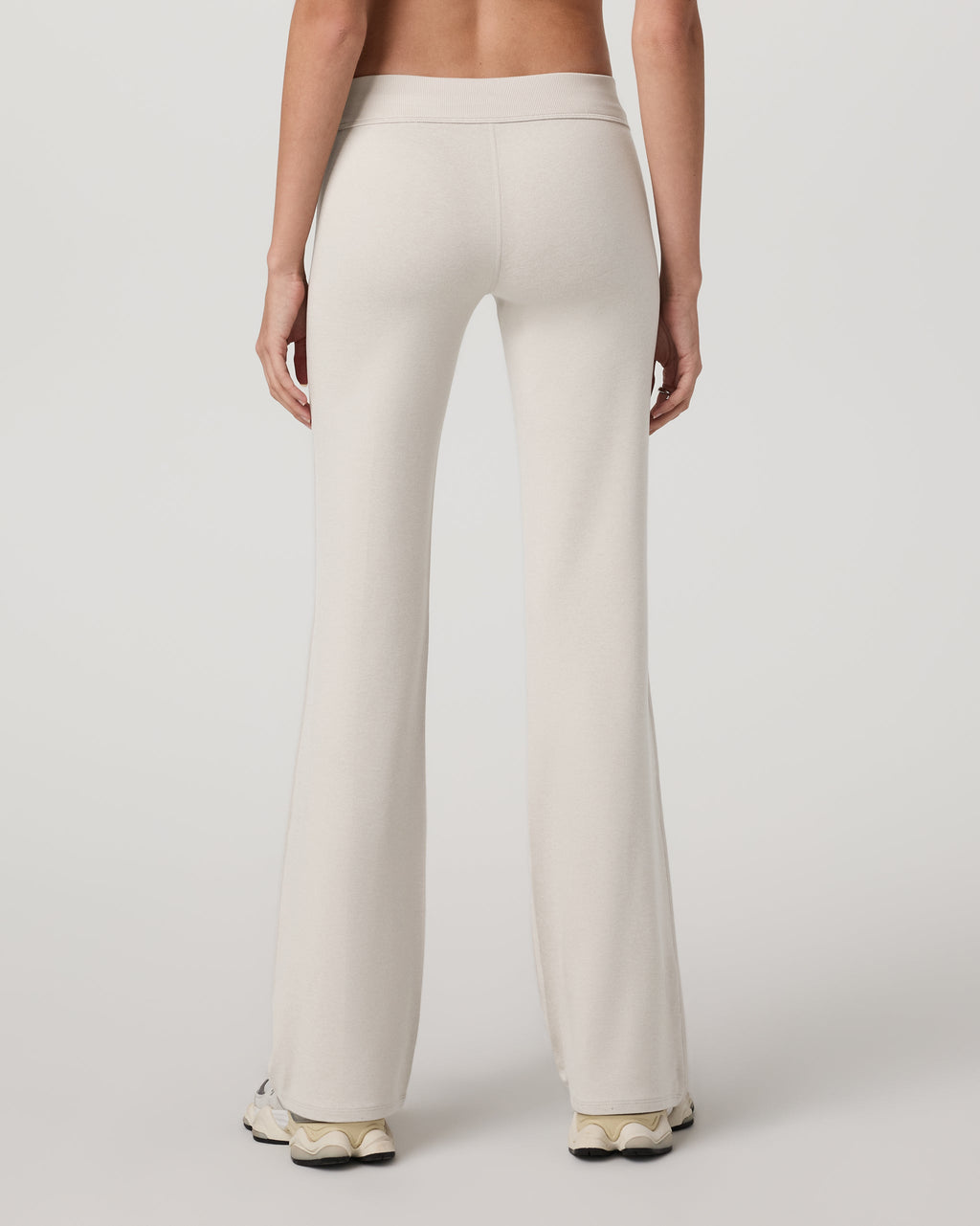 Halo Low Rise Slim Flare Pant | Ecru Heather