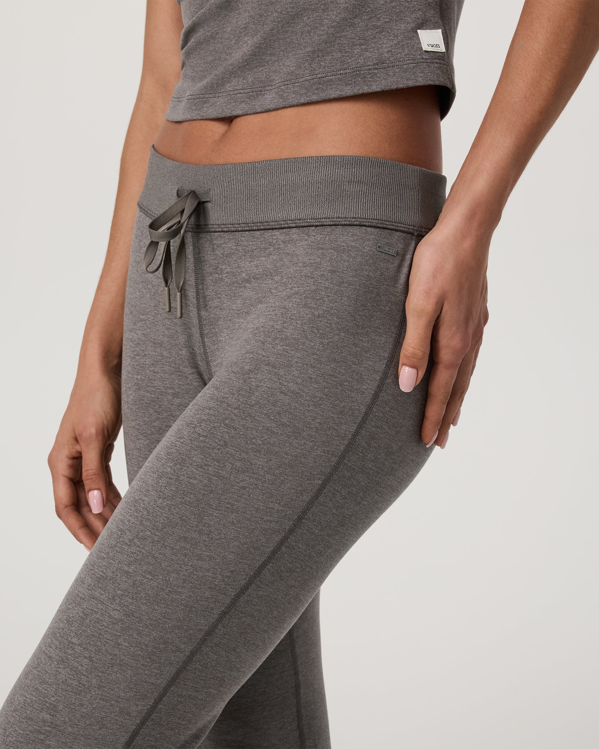Halo Low Rise Slim Flare Pant | Chia Heather