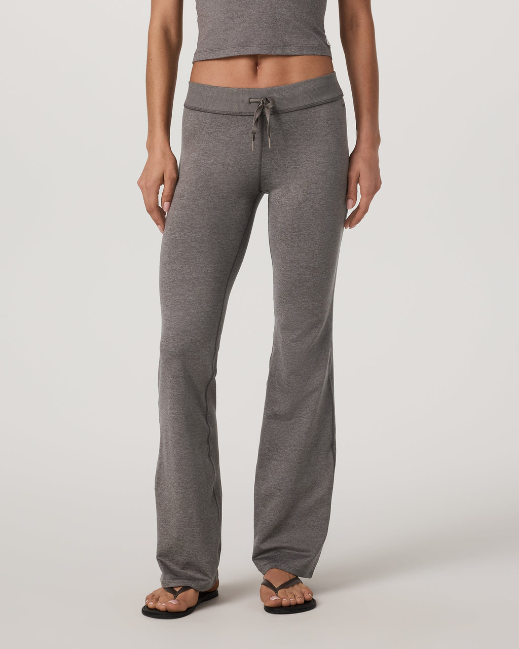 Halo Low Rise Slim Flare Pant | Chia Heather