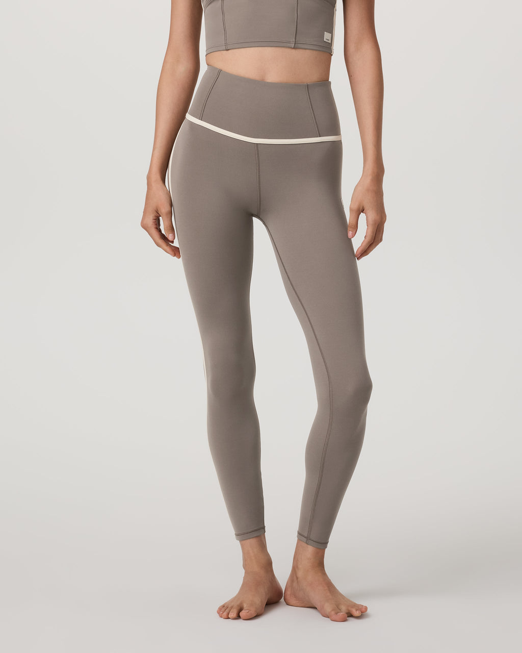 Vuori AllTheFeels™ Corset Legging | Smokey Taupe