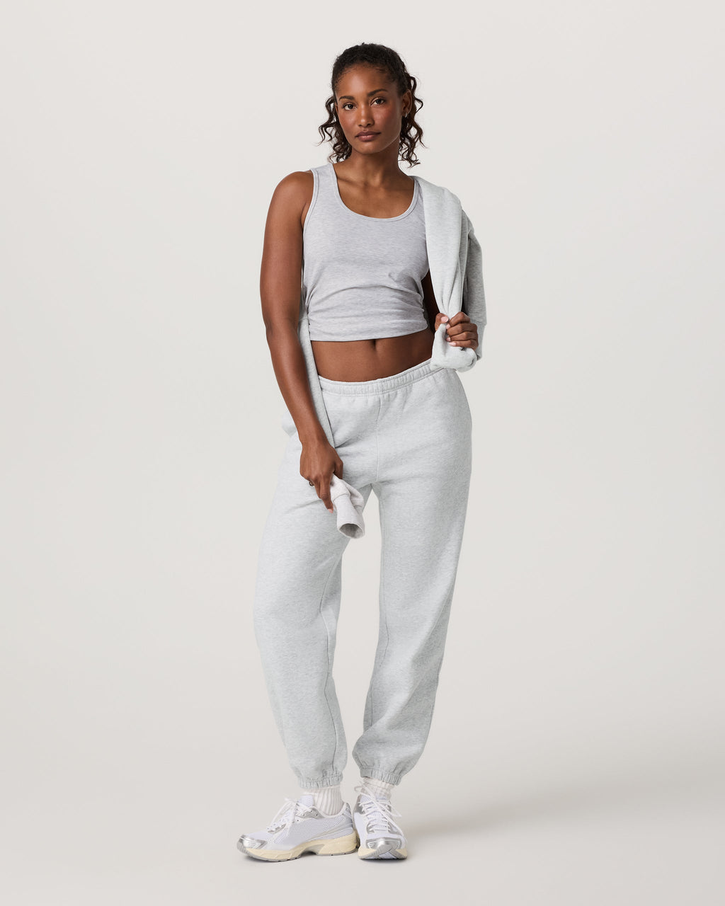 Restore Classic Sweatpant-Long | Pale Grey Heather