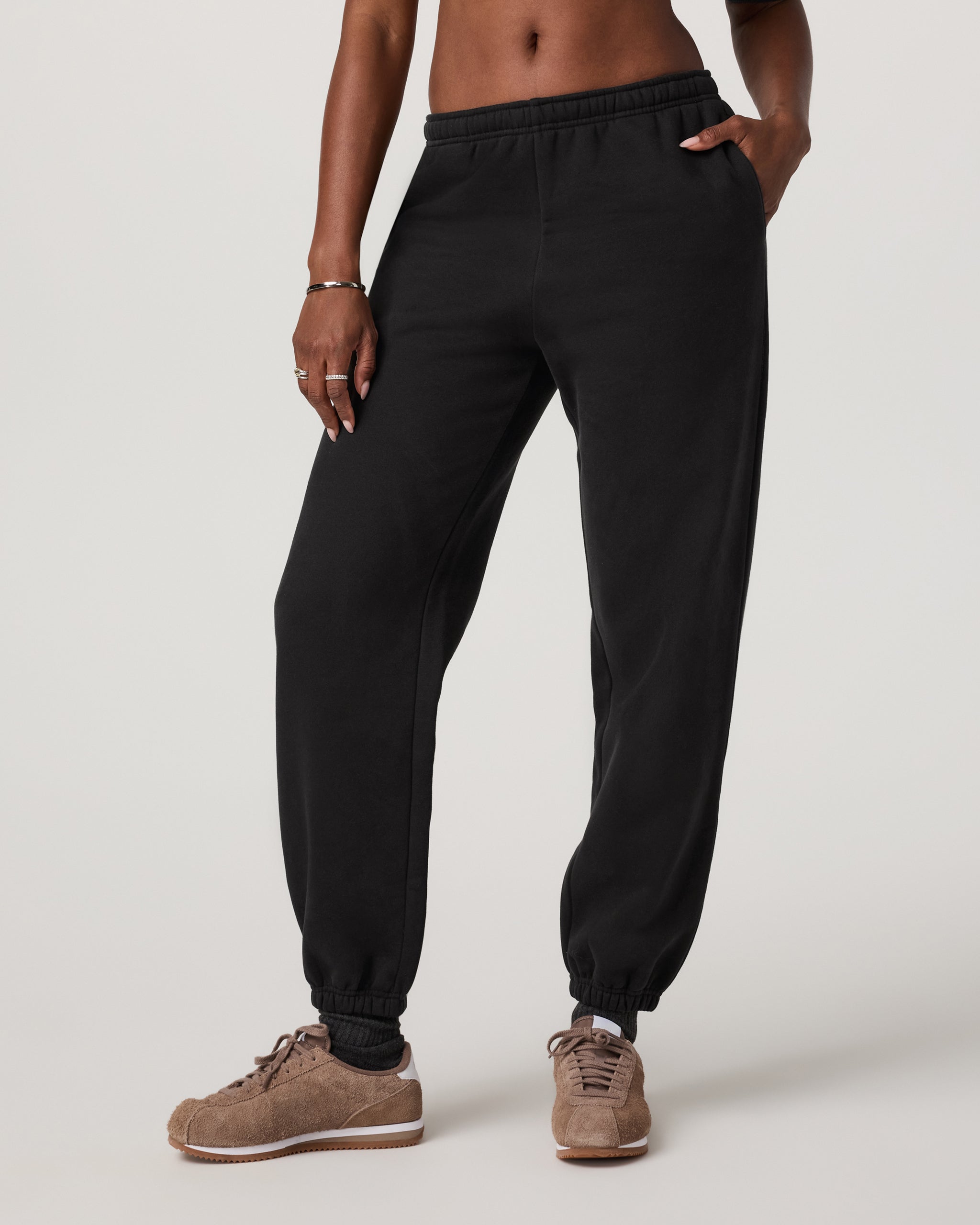 Restore Classic Sweatpant-Short | Washed Black