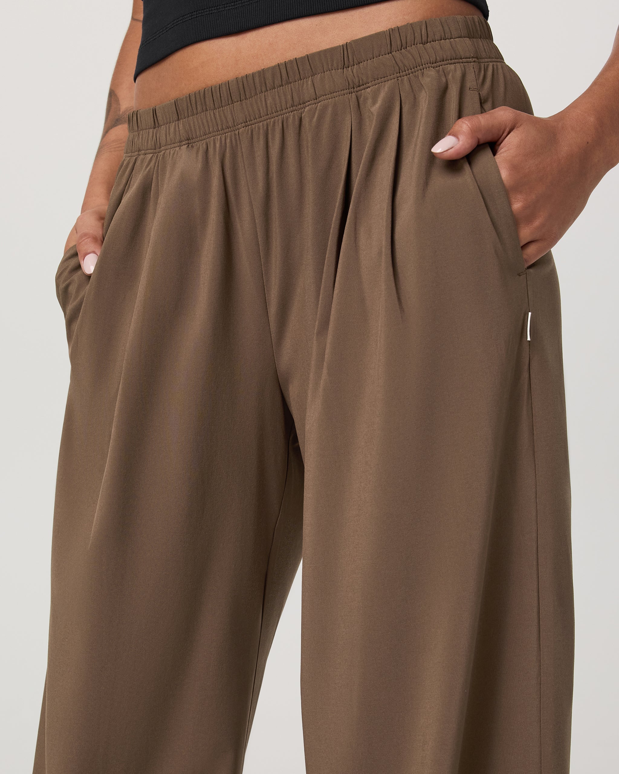 Villa Vibes Wideleg - Short | Espresso