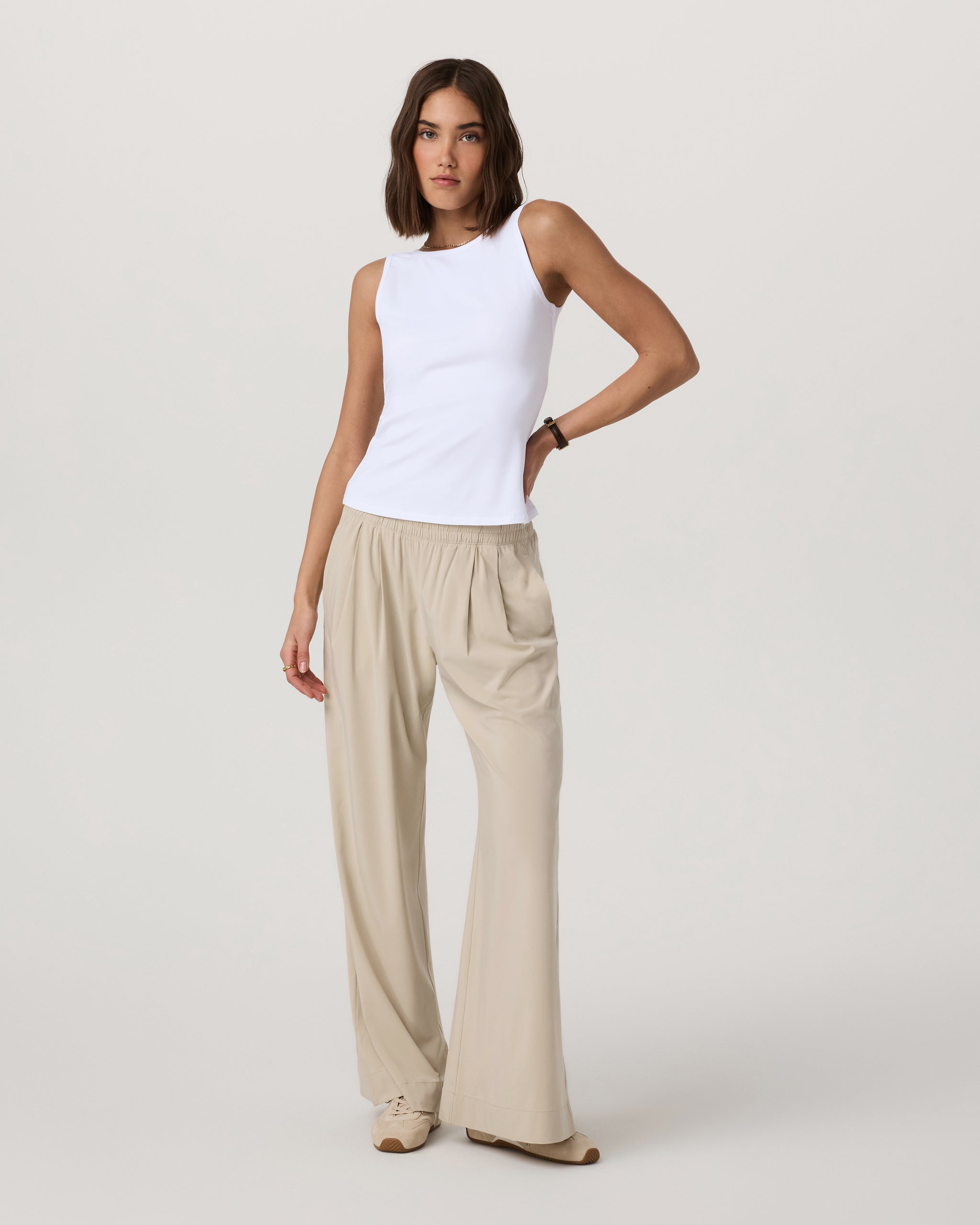 Villa Vibes Wideleg - Short | Dark Porcelain