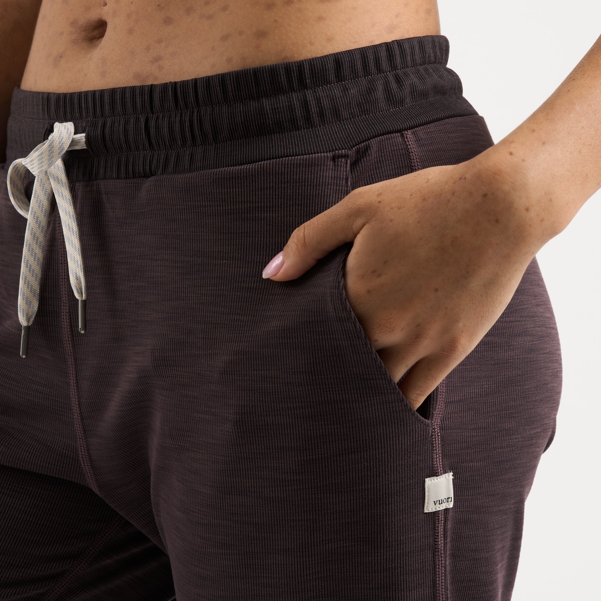 Lux Rib Performance Jogger | Quartz Heather