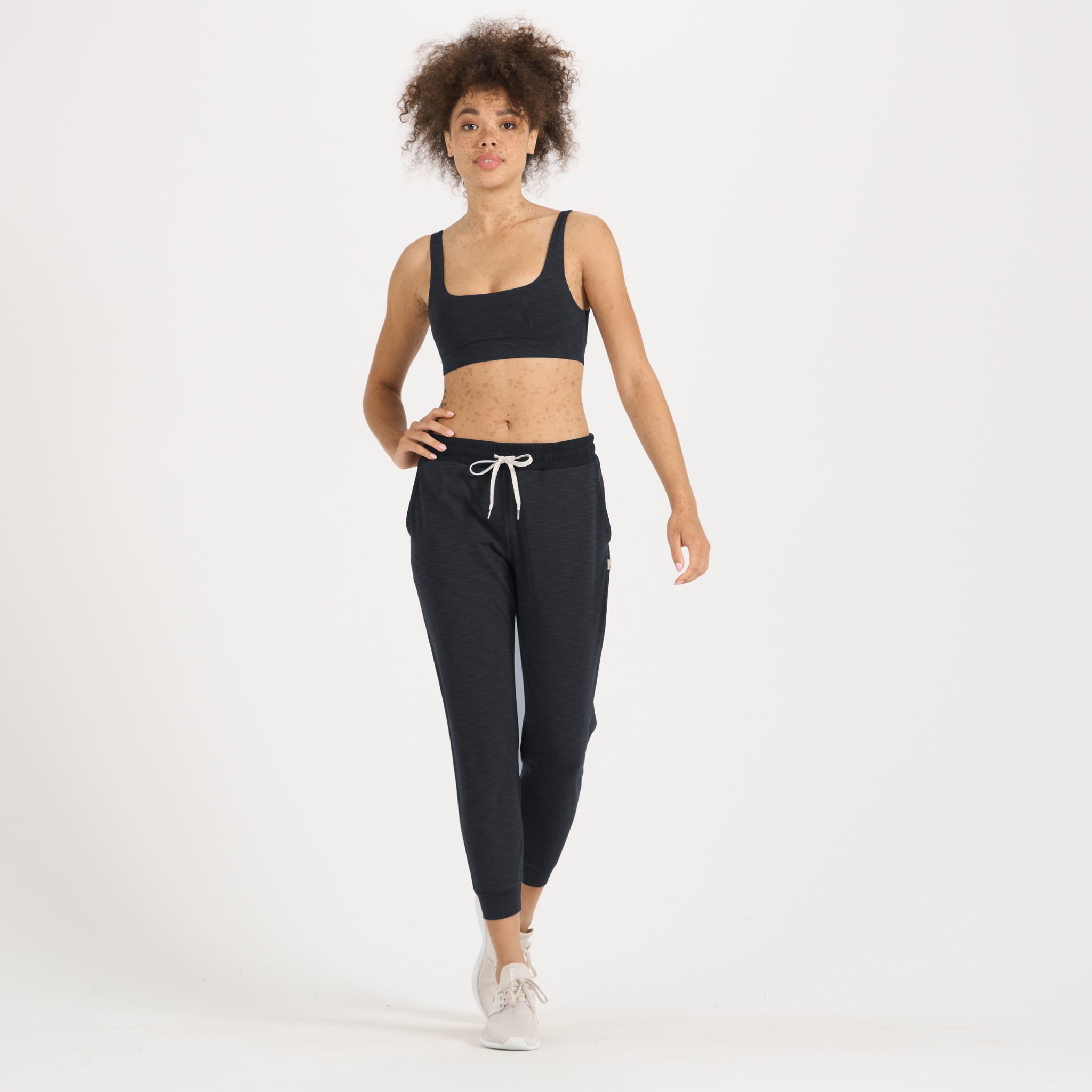 Lux Rib Performance Jogger | Midnight Heather